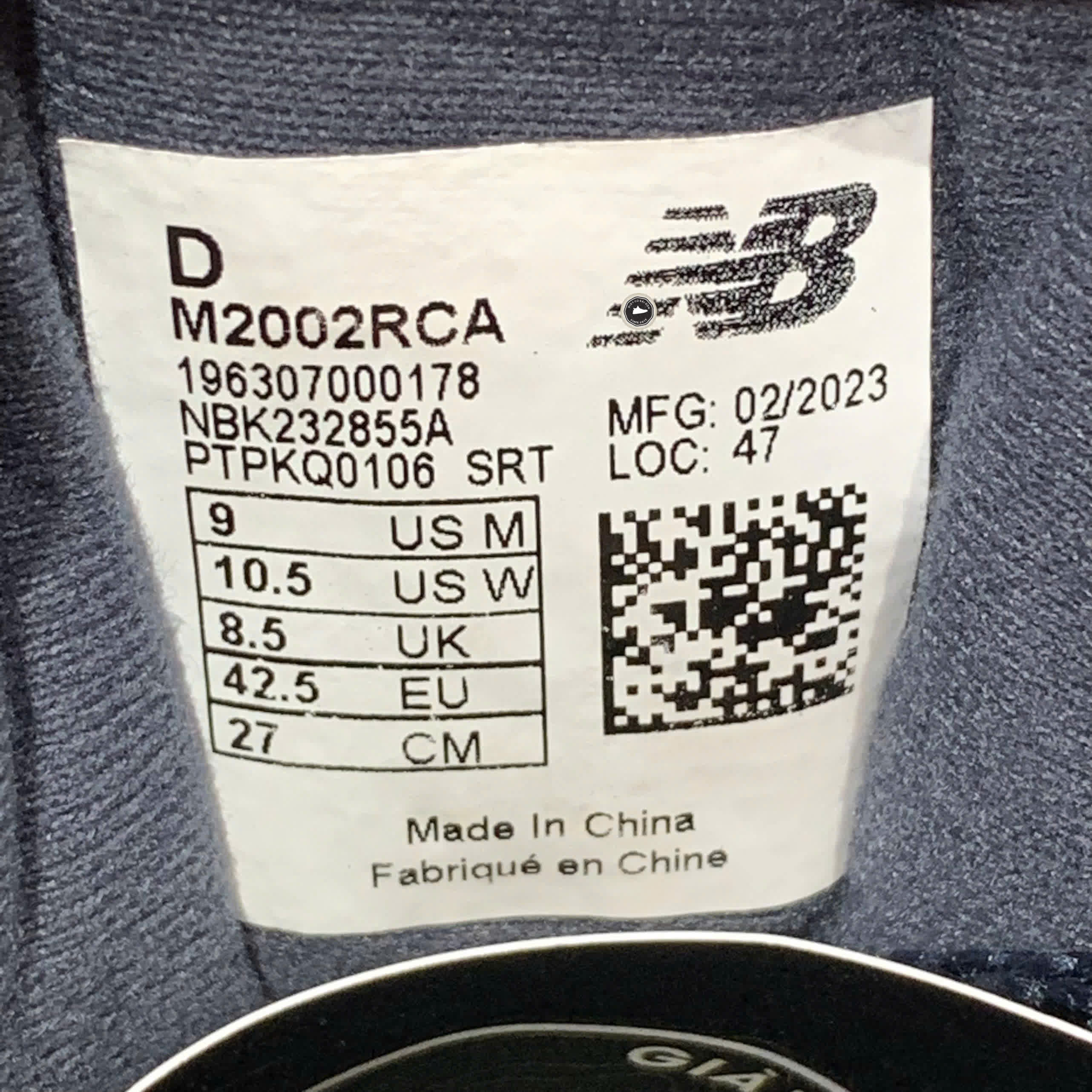 New Balance 2002R 'Eclipse Navy' D M2002RCA SIZE 42.5 GIÀY 2HAND CHÍNH HÃNG PVN21920