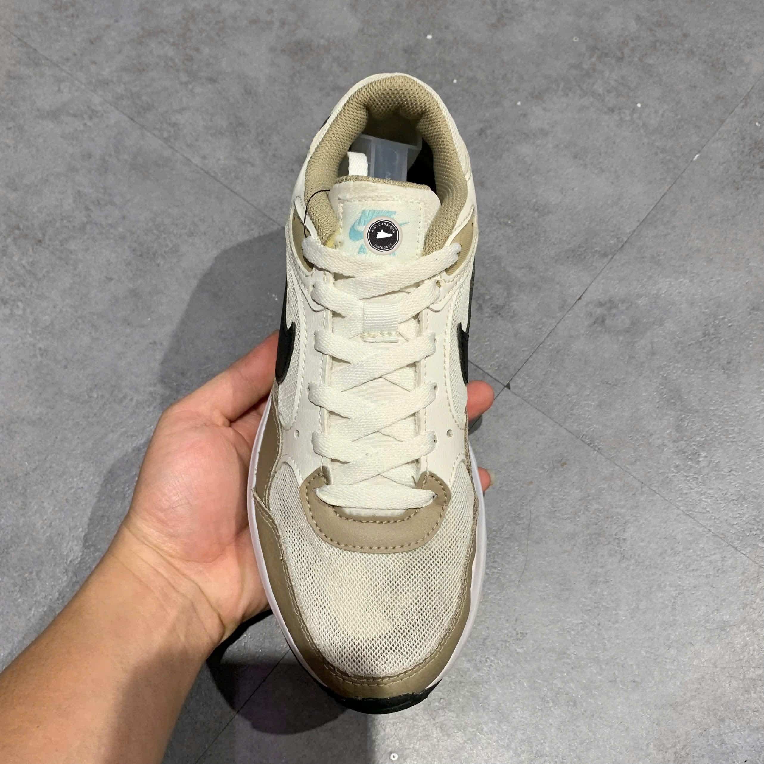 Nike Air Max SC GS 'Summit White Khaki' CZ5358 114 SIZE 36.5 GIÀY 2HAND CHÍNH HÃNG PVN22077