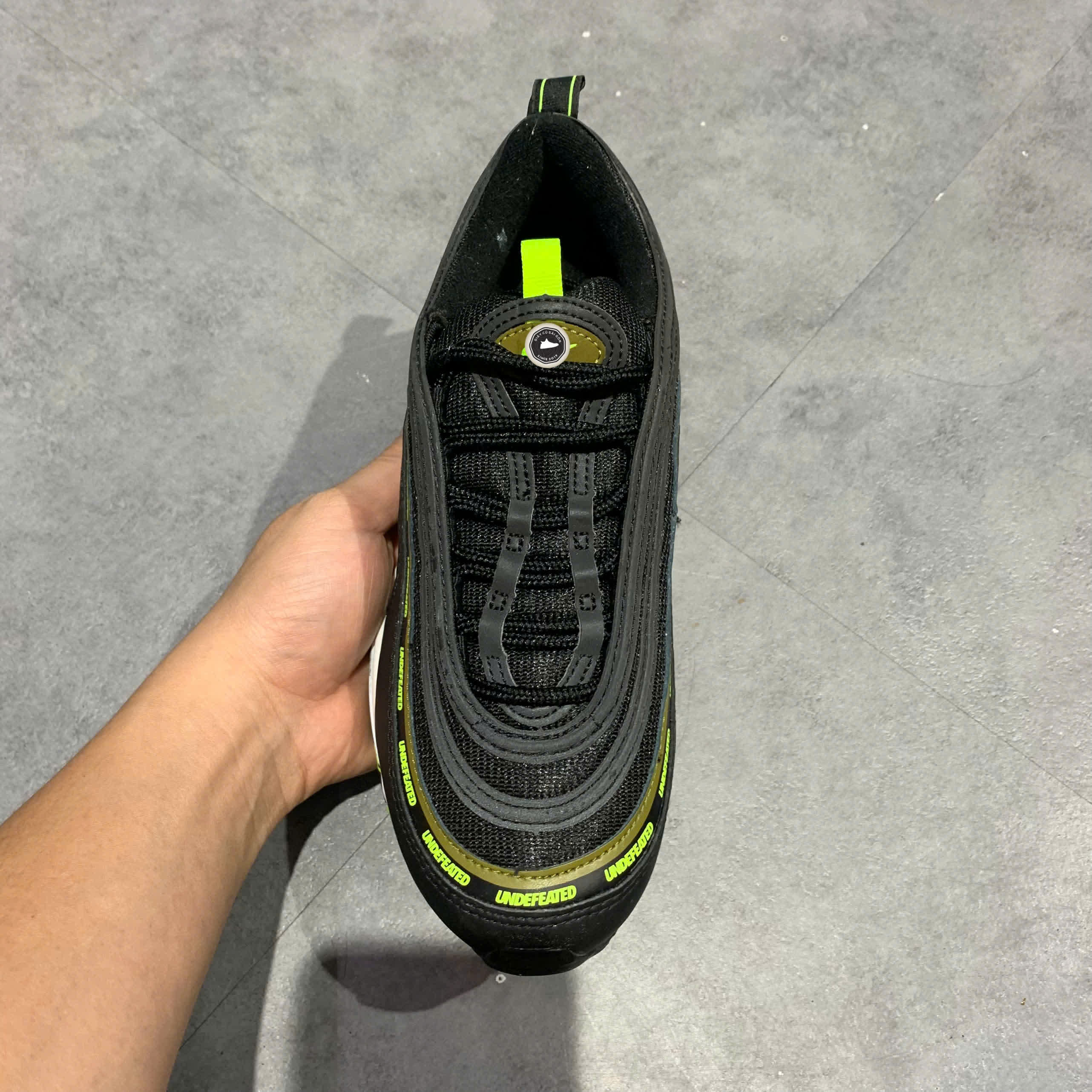 Nike Air Max 97 Undefeated Black Volt DC4830 001 SIZE 38 GIÀY 2HAND CHÍNH HÃNG PVN22088