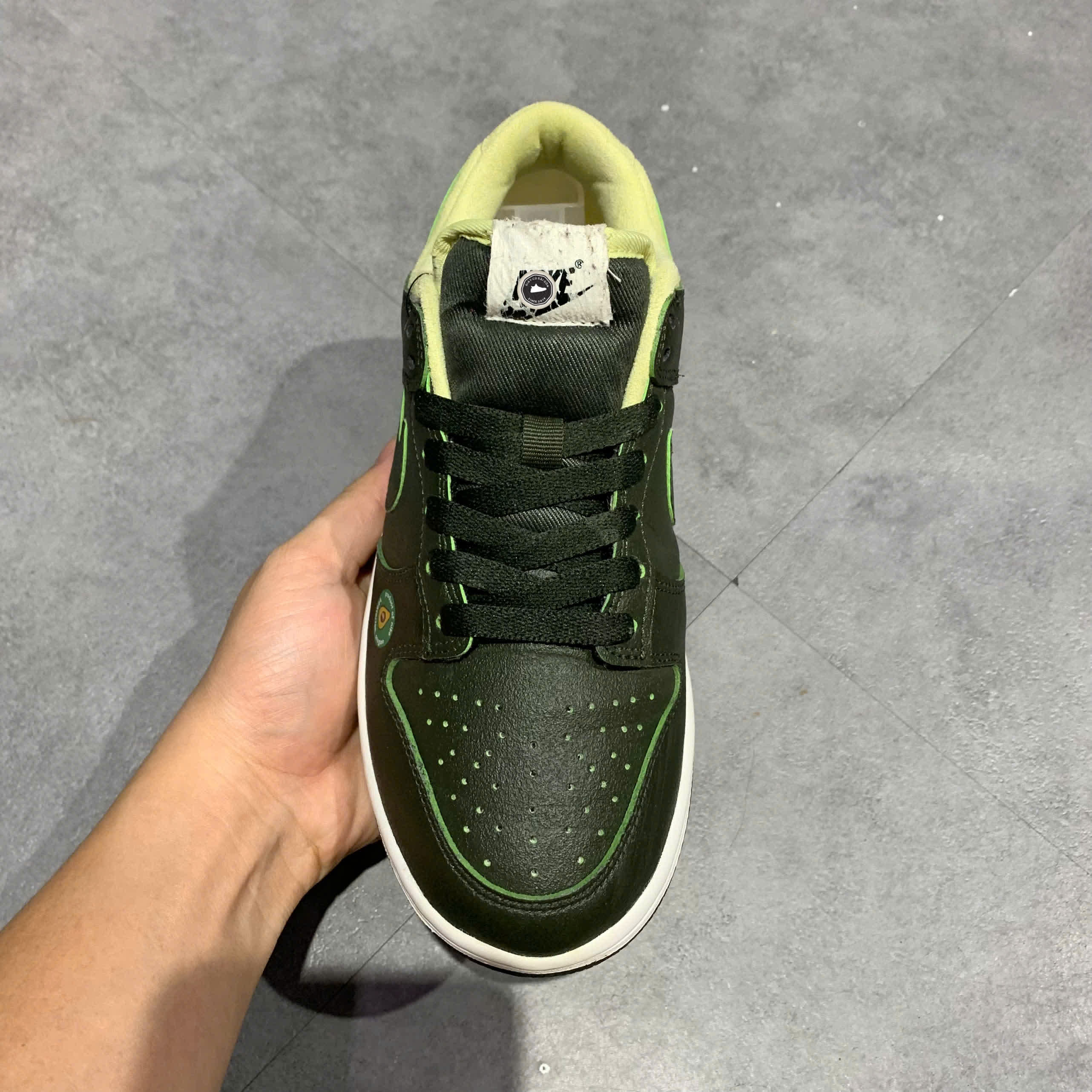 NIKE DUNK LOW LX "AVOCADO" DM7606 300 SIZE 37.5 GIÀY 2HAND CHÍNH HÃNG PVN22128