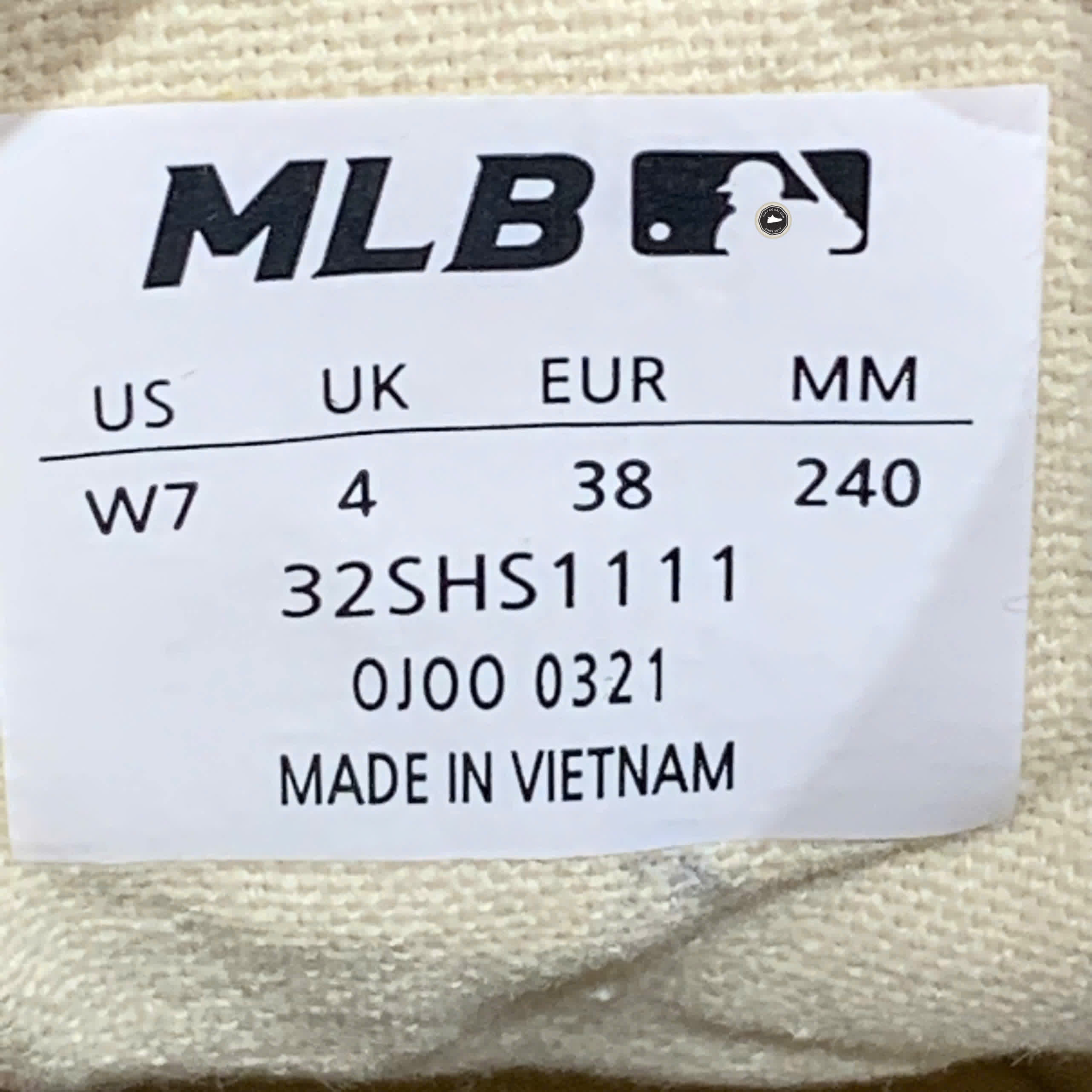 Giày MLB Playball Origin Mule LA Dodgers 'Purple' 32SHS1111-07V SIZE 38 GIÀY 2HAND CHÍNH HÃNG PVN22087