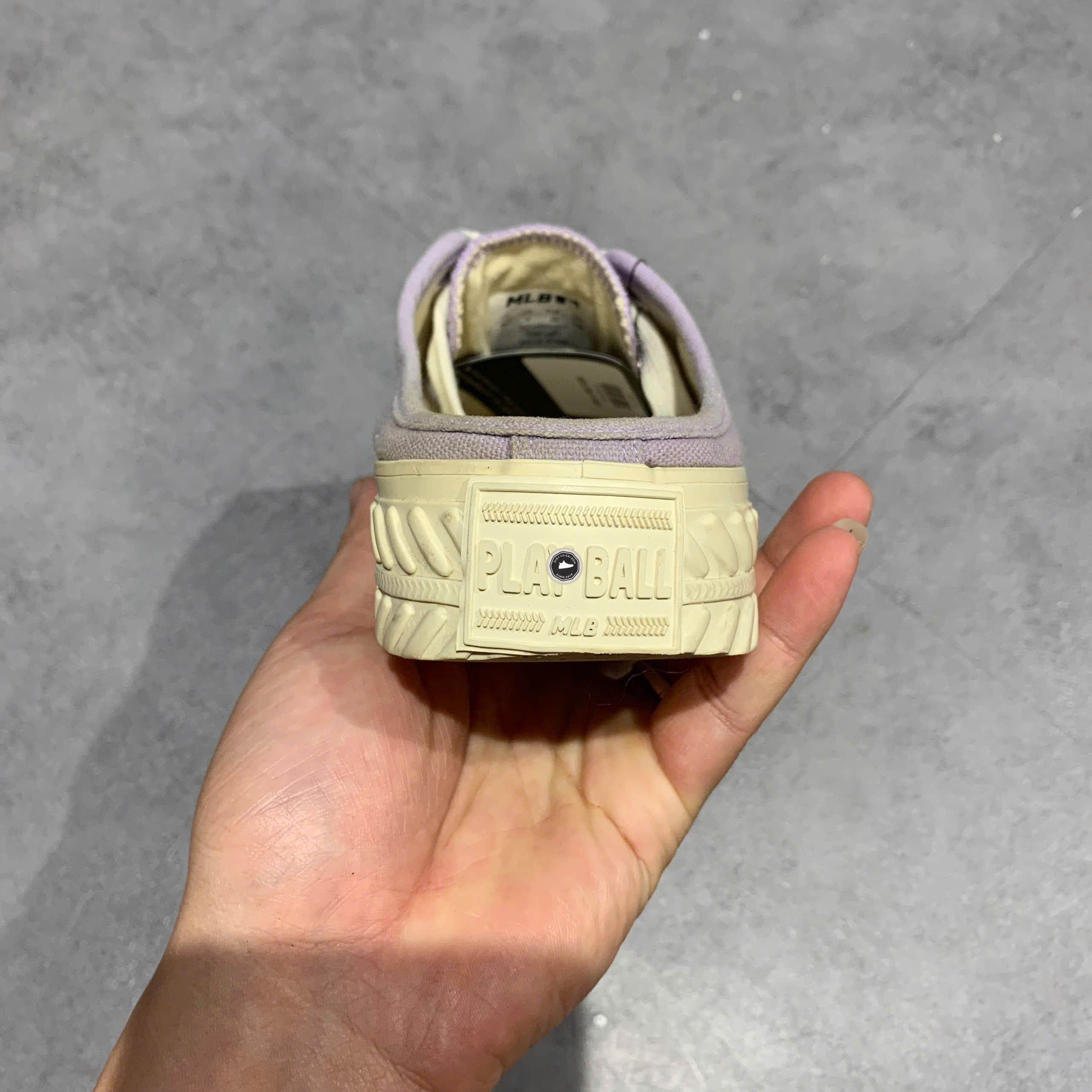 Giày MLB Playball Origin Mule LA Dodgers 'Purple' 32SHS1111-07V SIZE 38 GIÀY 2HAND CHÍNH HÃNG PVN22087