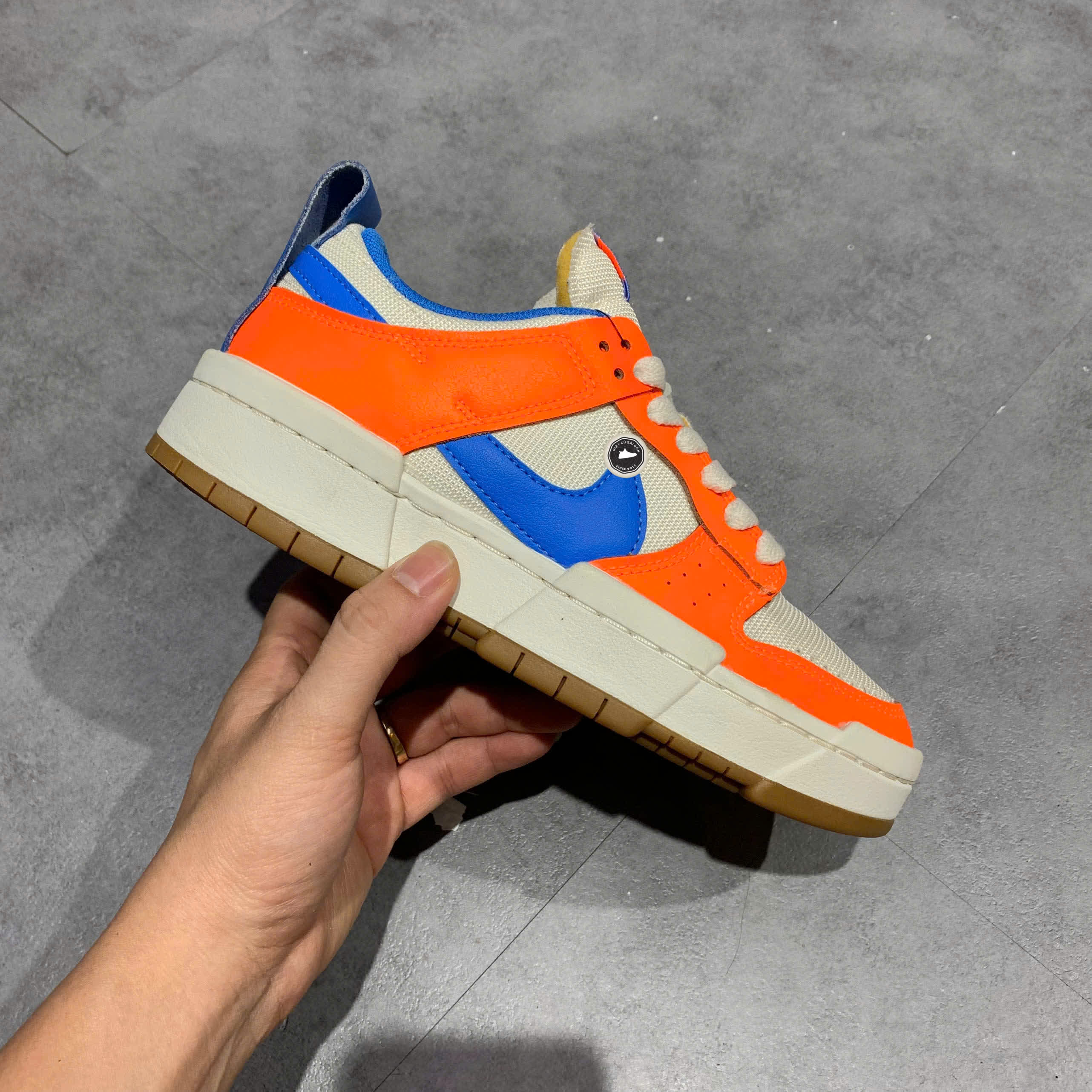 NIKE DUNK LOW DISRUPT SUPA CK6654 104 SIZE 37.5 GIÀY 2HAND CHÍNH HÃNG PVN22163