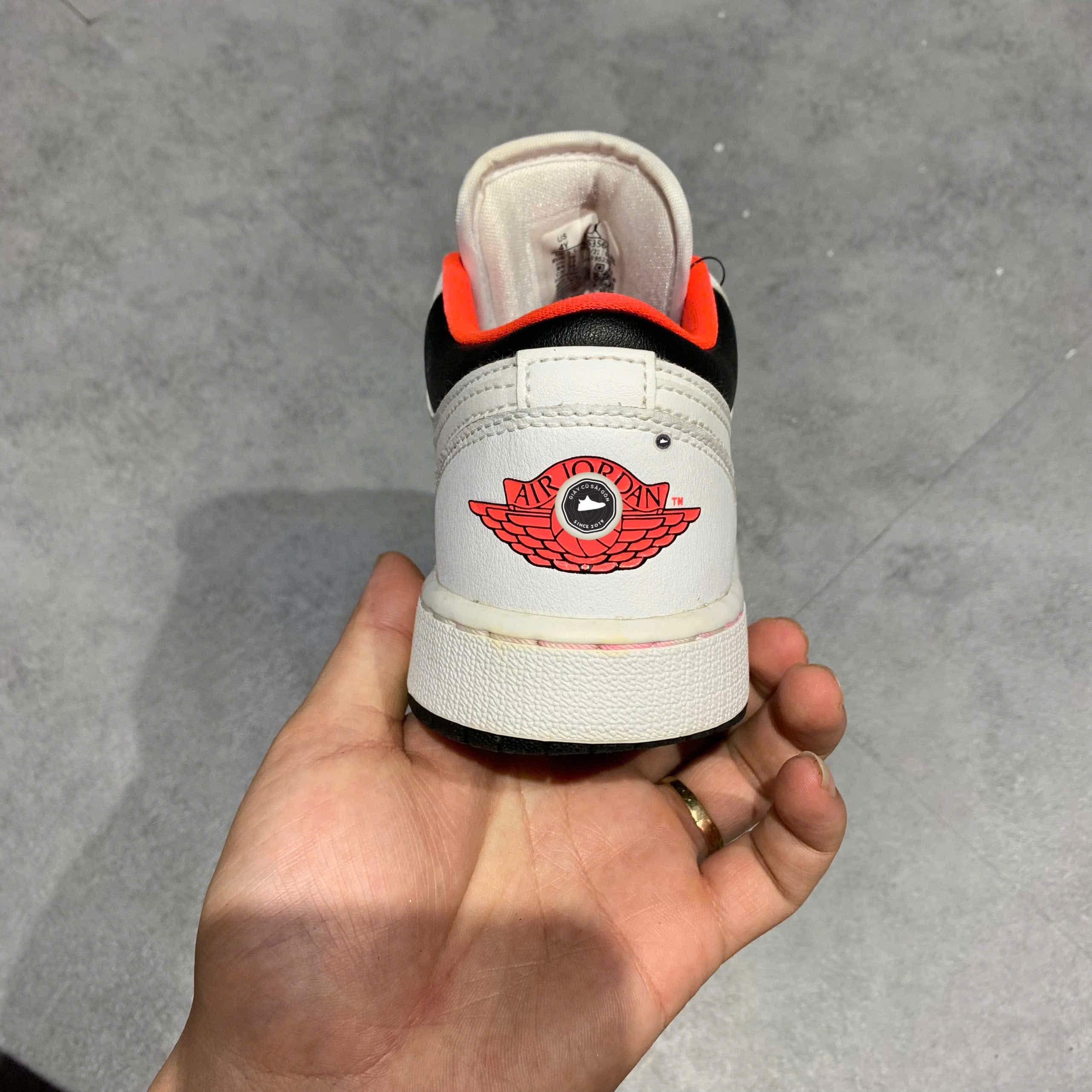 AIR JORDAN 1 LOW GS 'CHICAGO HOME' 553560 160 SIZE 36 GIÀY 2HAND CHÍNH HÃNG PVN22146