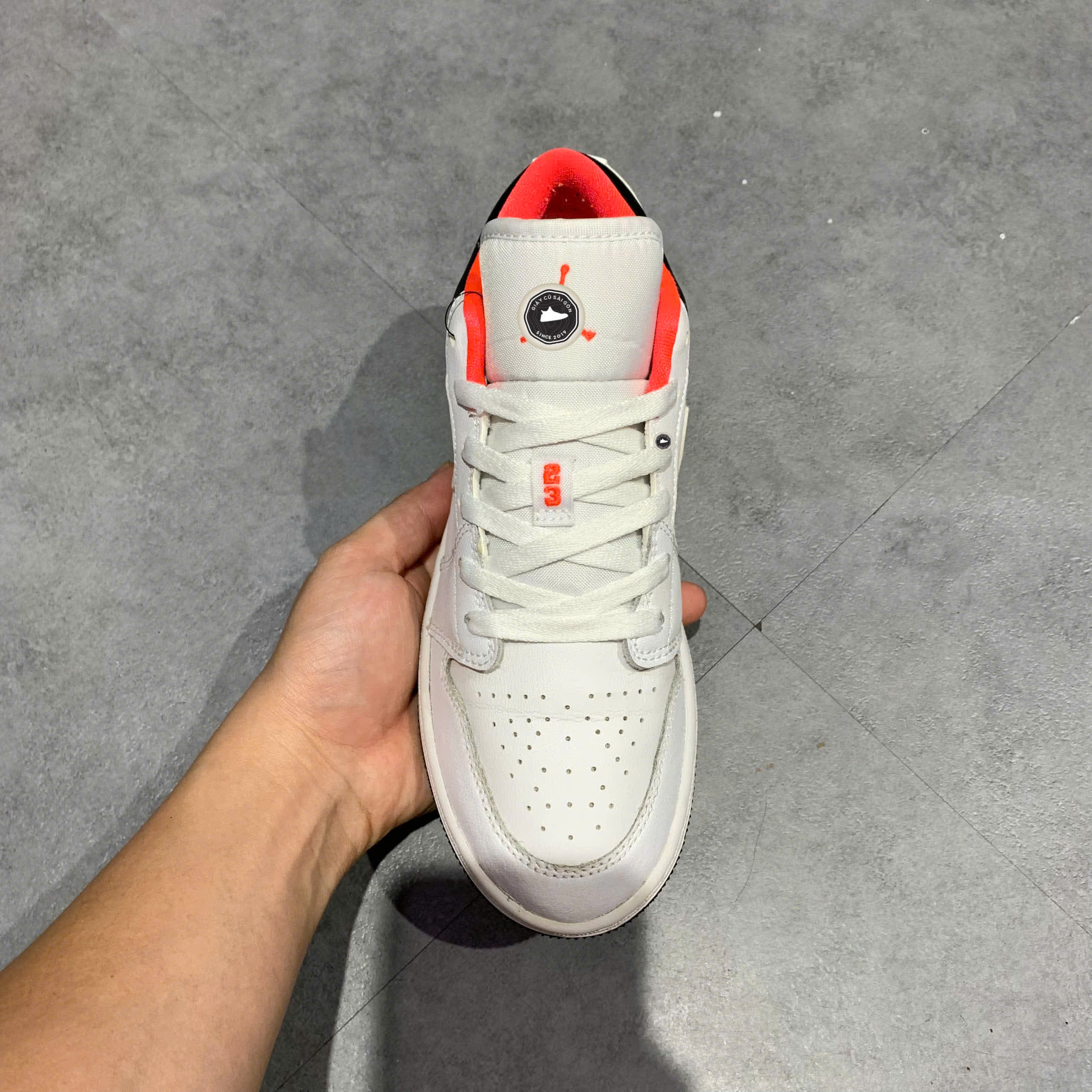 AIR JORDAN 1 LOW GS 'CHICAGO HOME' 553560 160 SIZE 36 GIÀY 2HAND CHÍNH HÃNG PVN22146