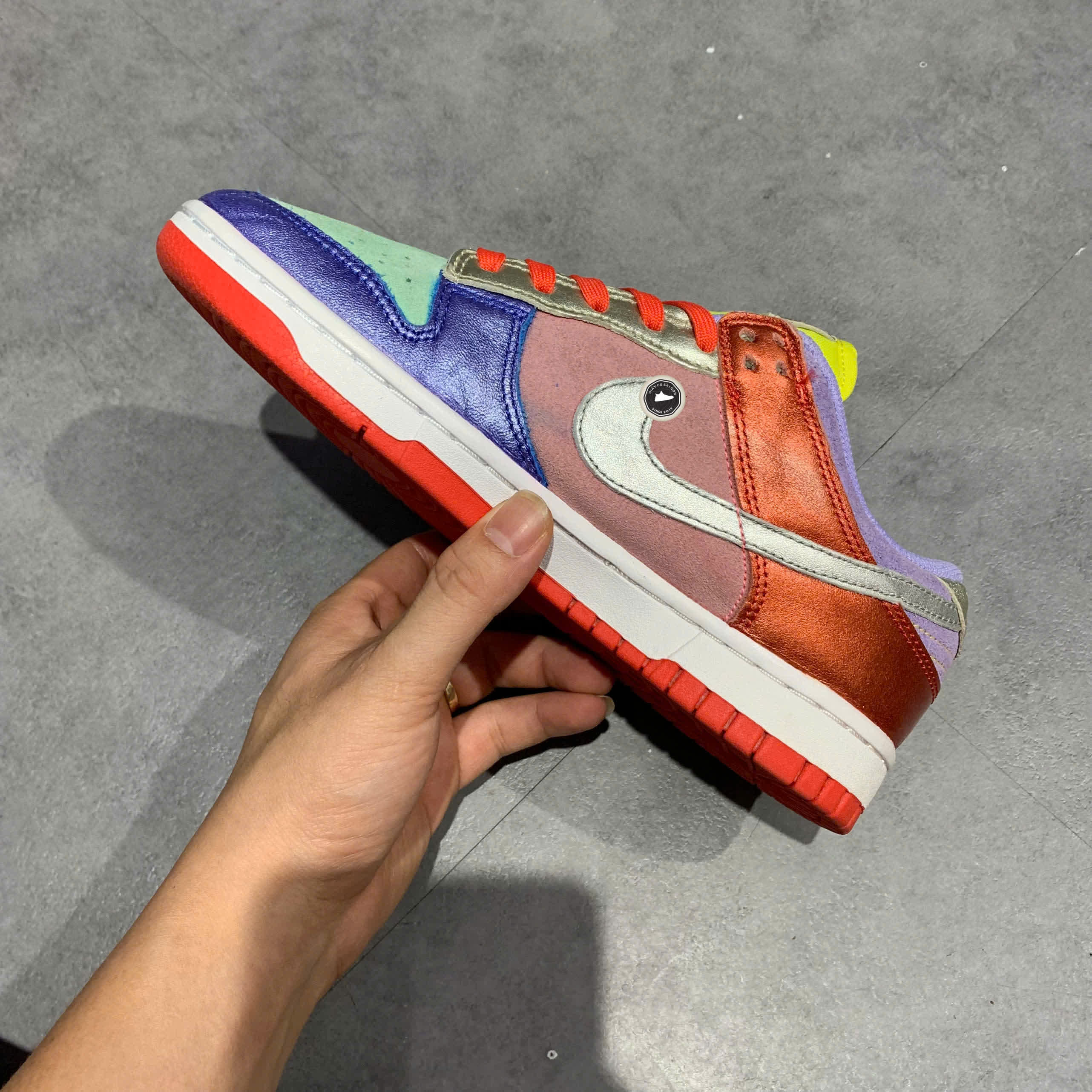NIKE DUNK LOW 'SUNSET PULSE' DN0855 600 SIZE 37.5 GIÀY 2HAND CHÍNH HÃNG PVN22167