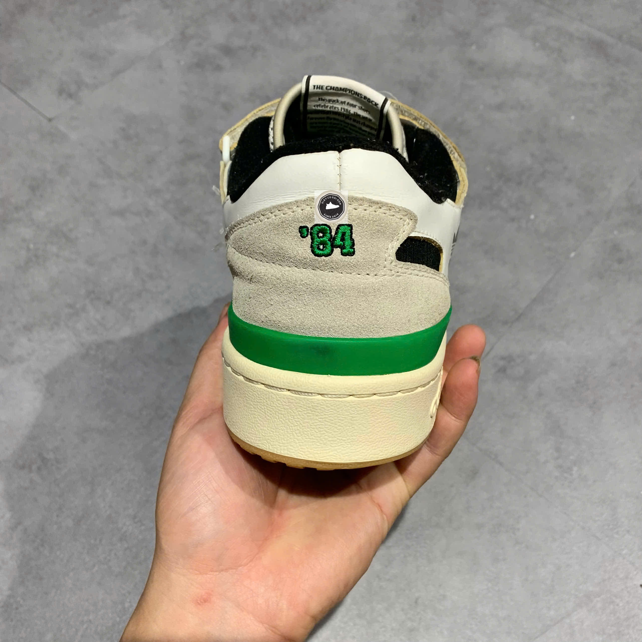 ADIDAS FORUM 84 LOW 'CELTICS' GX9058 SIZE 44 GIÀY 2HAND CHÍNH HÃNG PVN22630