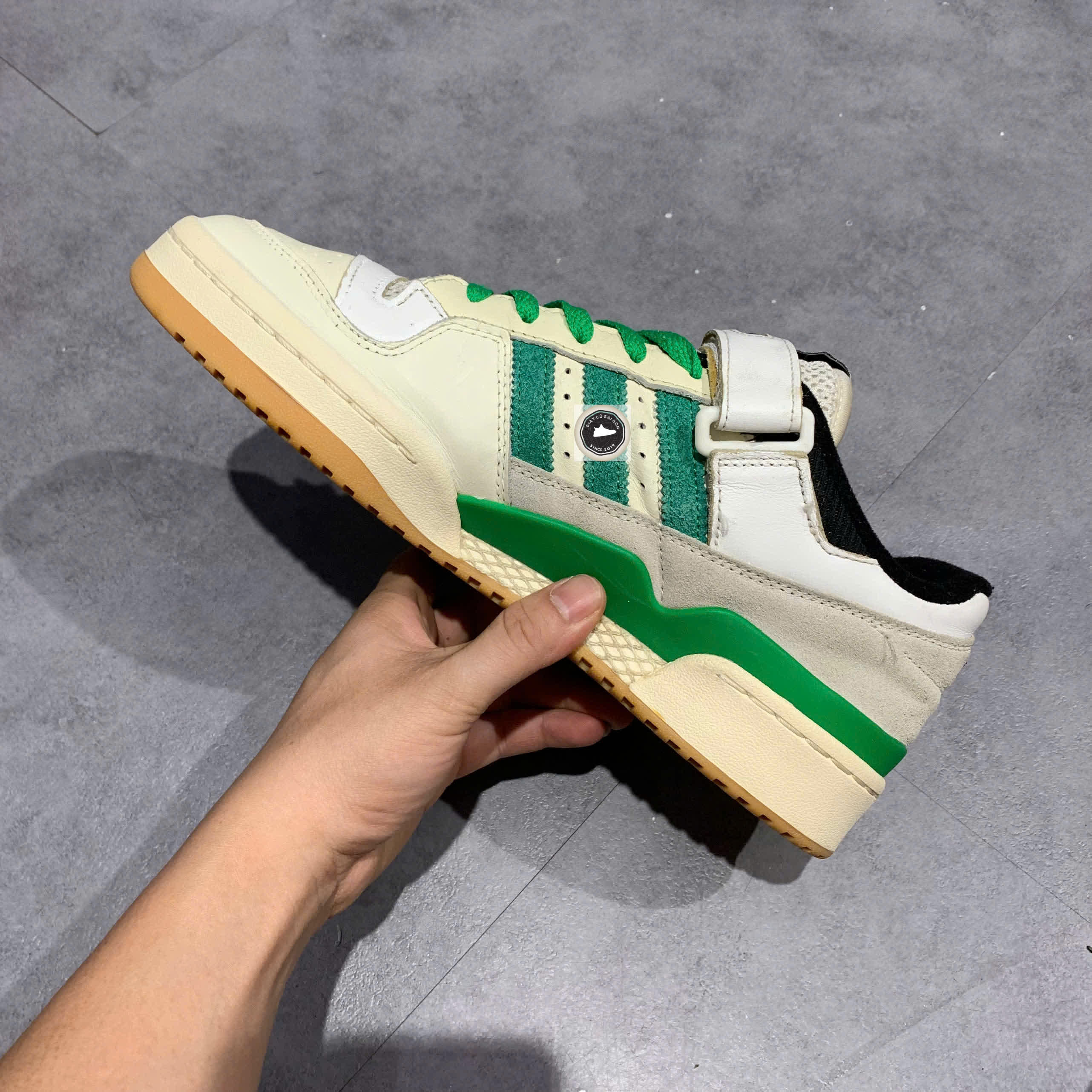 ADIDAS FORUM 84 LOW 'CELTICS' GX9058 SIZE 44 GIÀY 2HAND CHÍNH HÃNG PVN22630