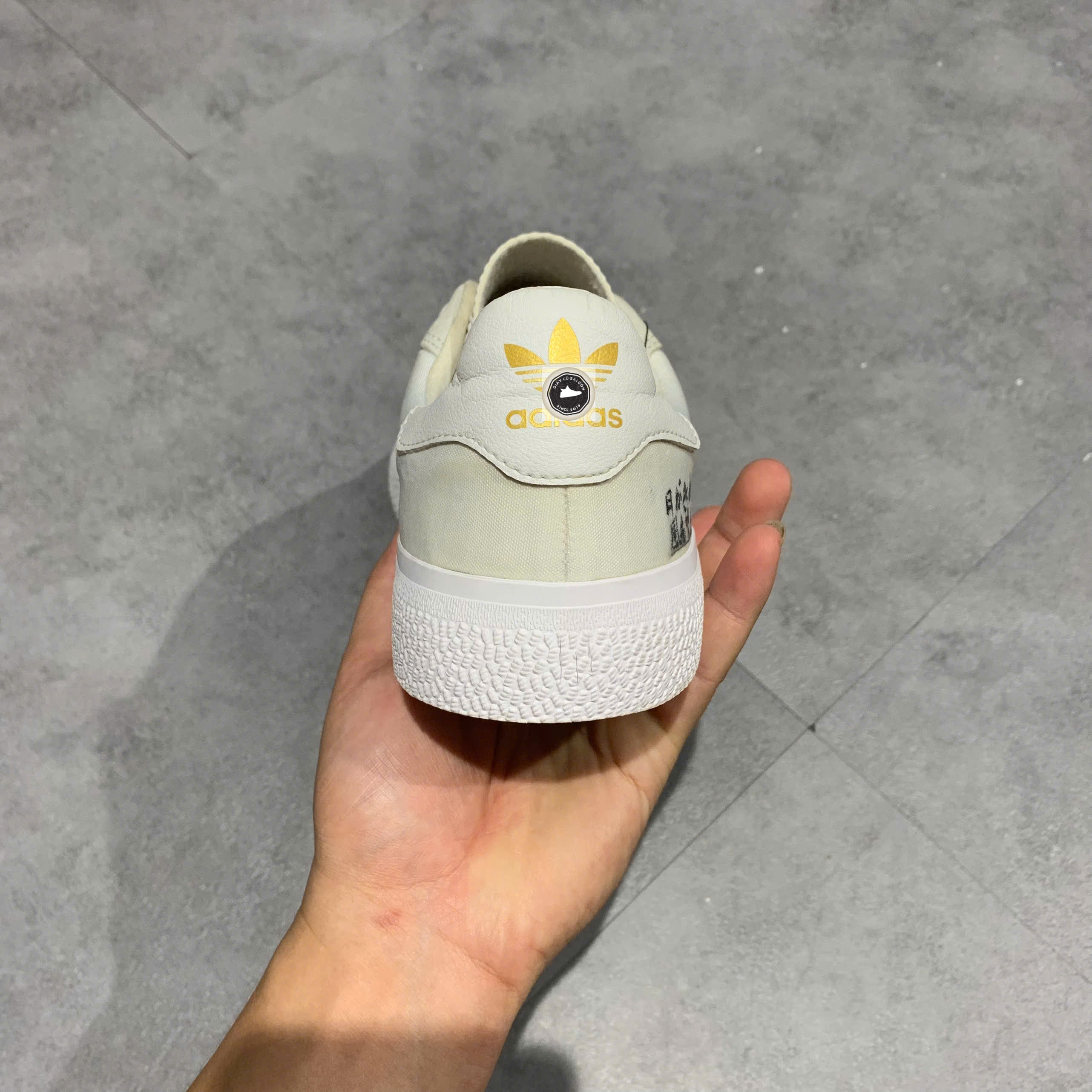 ADIDAS 3MC 'CRYSTAL WHITE' EG2763 SIZE 43 1/3 GIÀY 2HAND CHÍNH HÃNG PVN22419