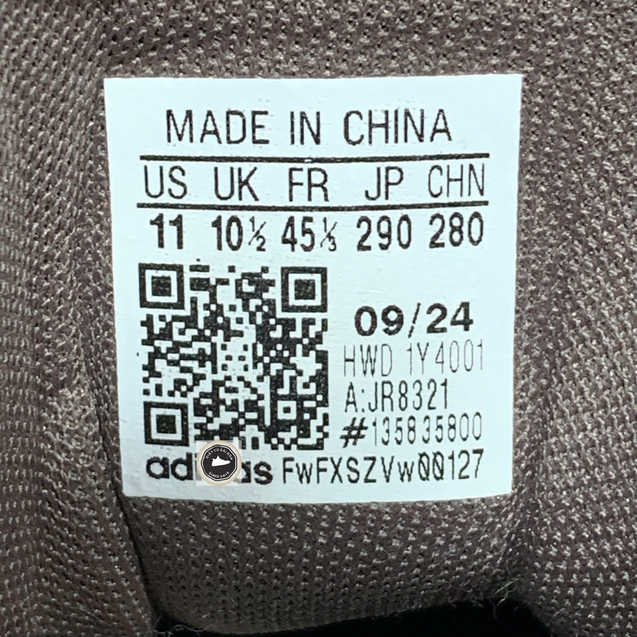 ADIDAS ENTRAP 'BROWN WHITE' JR8321 SIZE 45 1/3 GIÀY 2HAND CHÍNH HÃNG PVN22710