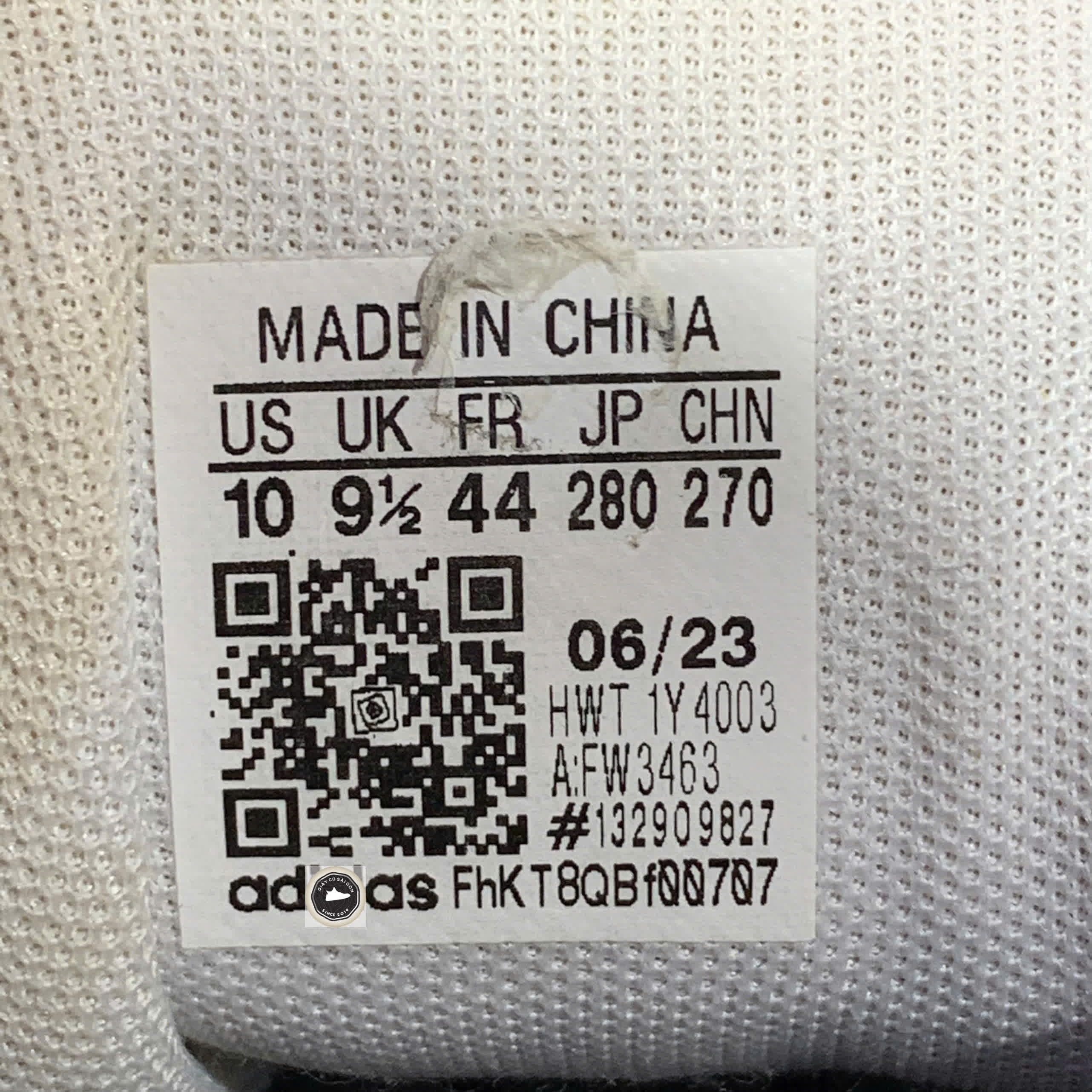 Adidas Entrap 'White Glory Grey' FW3463 SIZE 44 GIÀY 2HAND CHÍNH HÃNG PVN22705