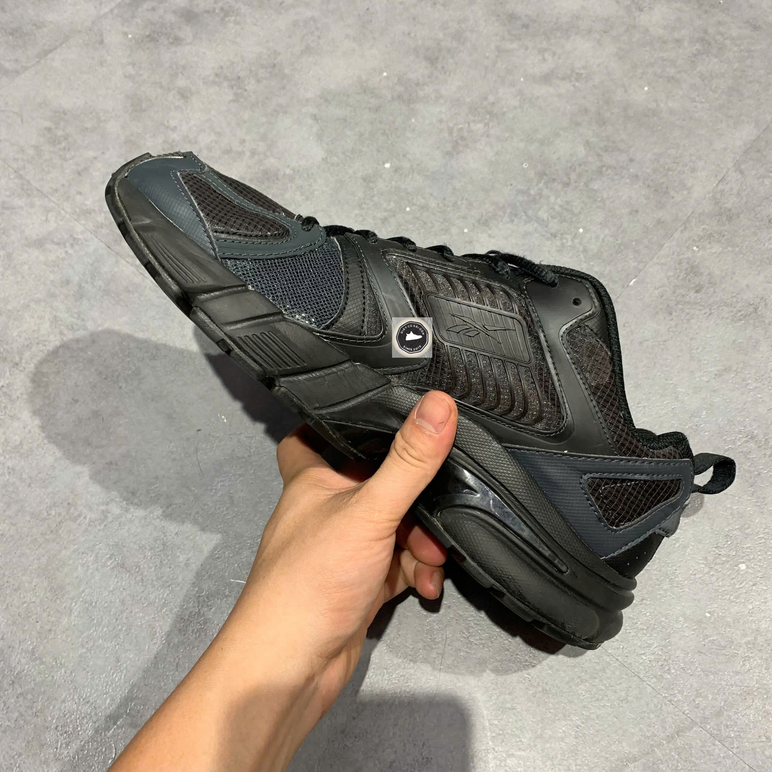 🔥 Reebok Premier Black True Grey – SIZE 41 – PVN22367 – CHÍNH HÃNG