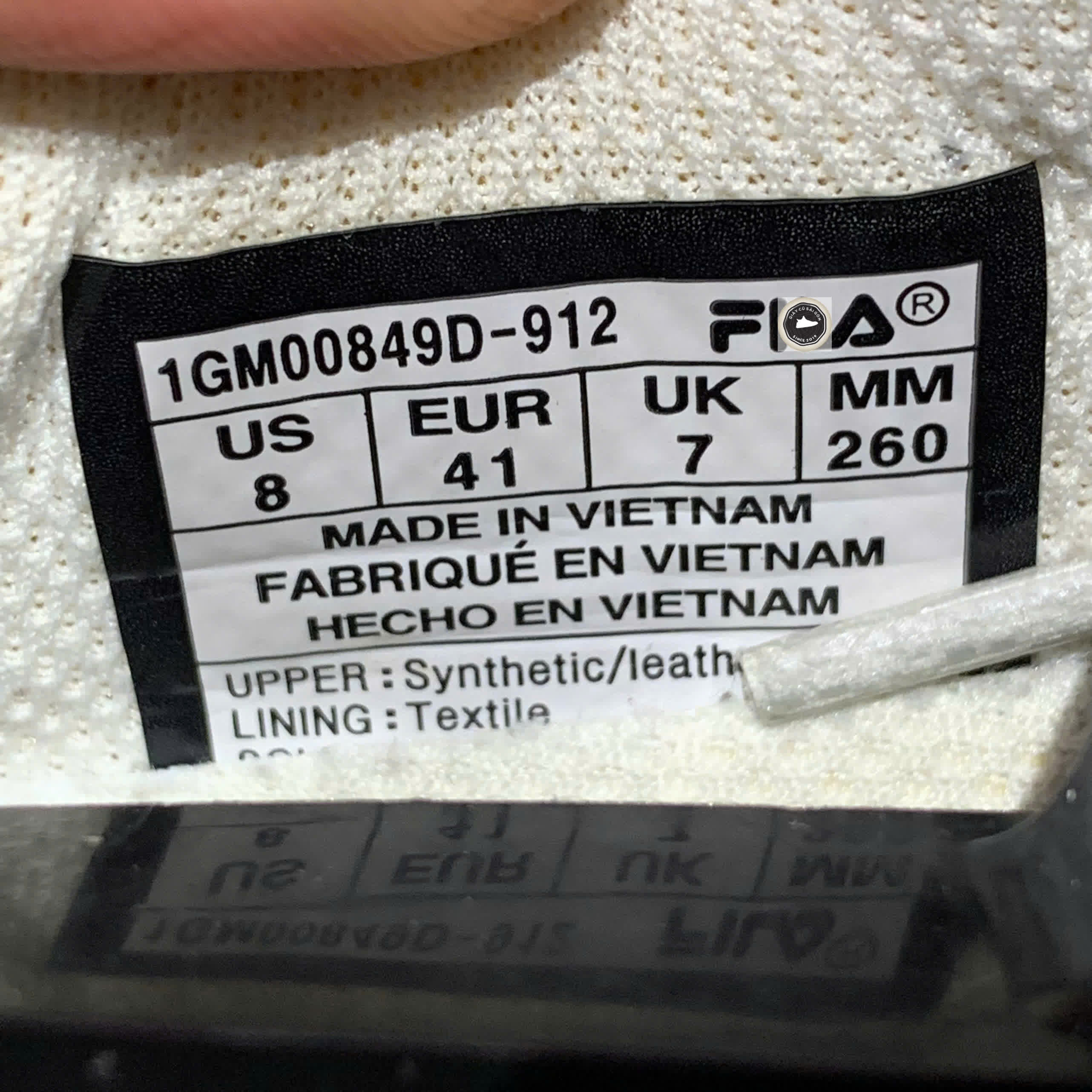 🔥 FILA ZAGATO – SIZE 41 – PVN22339 – CHÍNH HÃNG