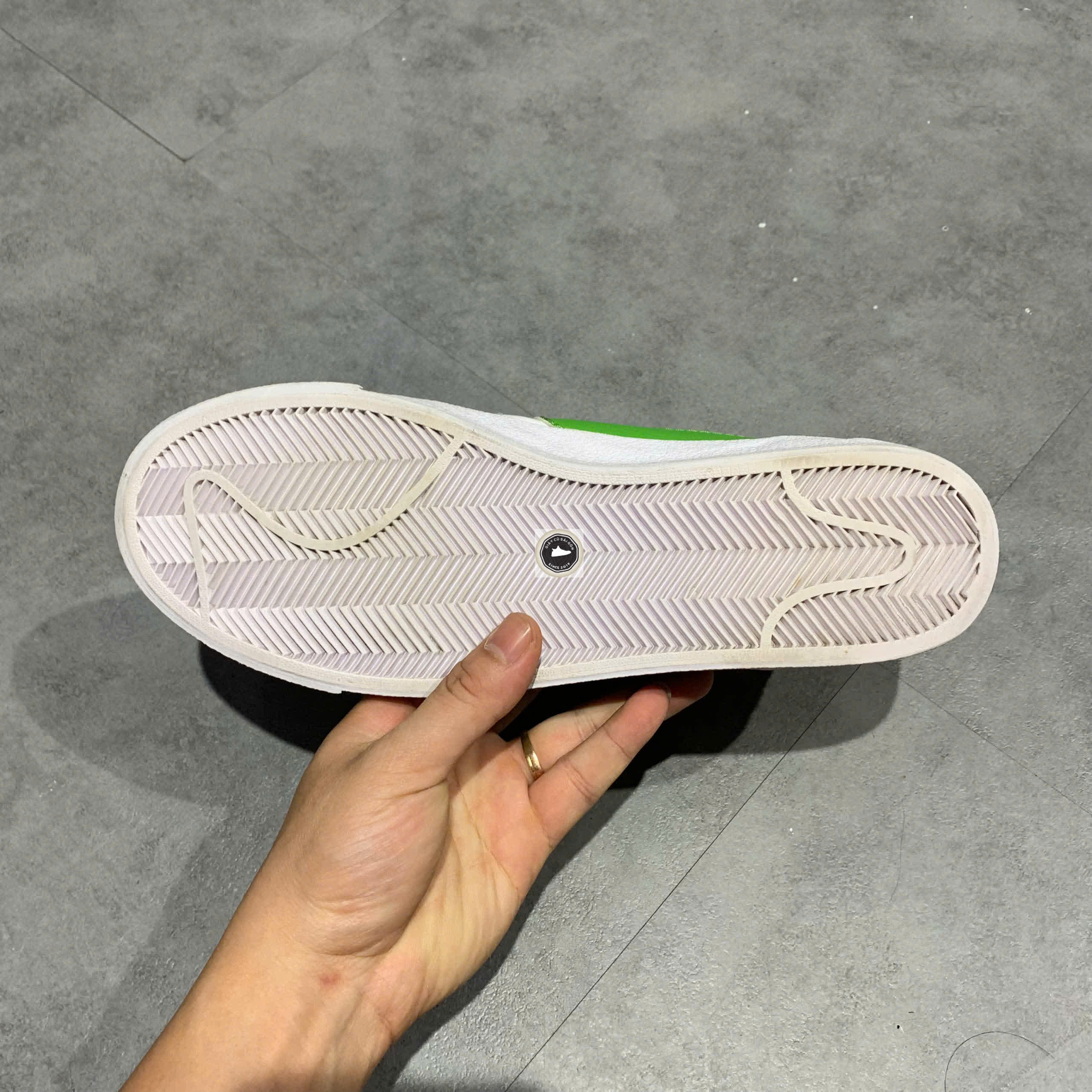 🔥 NIKE BLAZER LOW ’77 JUMBO – WHITE / CHLOROPHYLL – SIZE 41 1/3 – PVN22571 – CHÍNH HÃNG