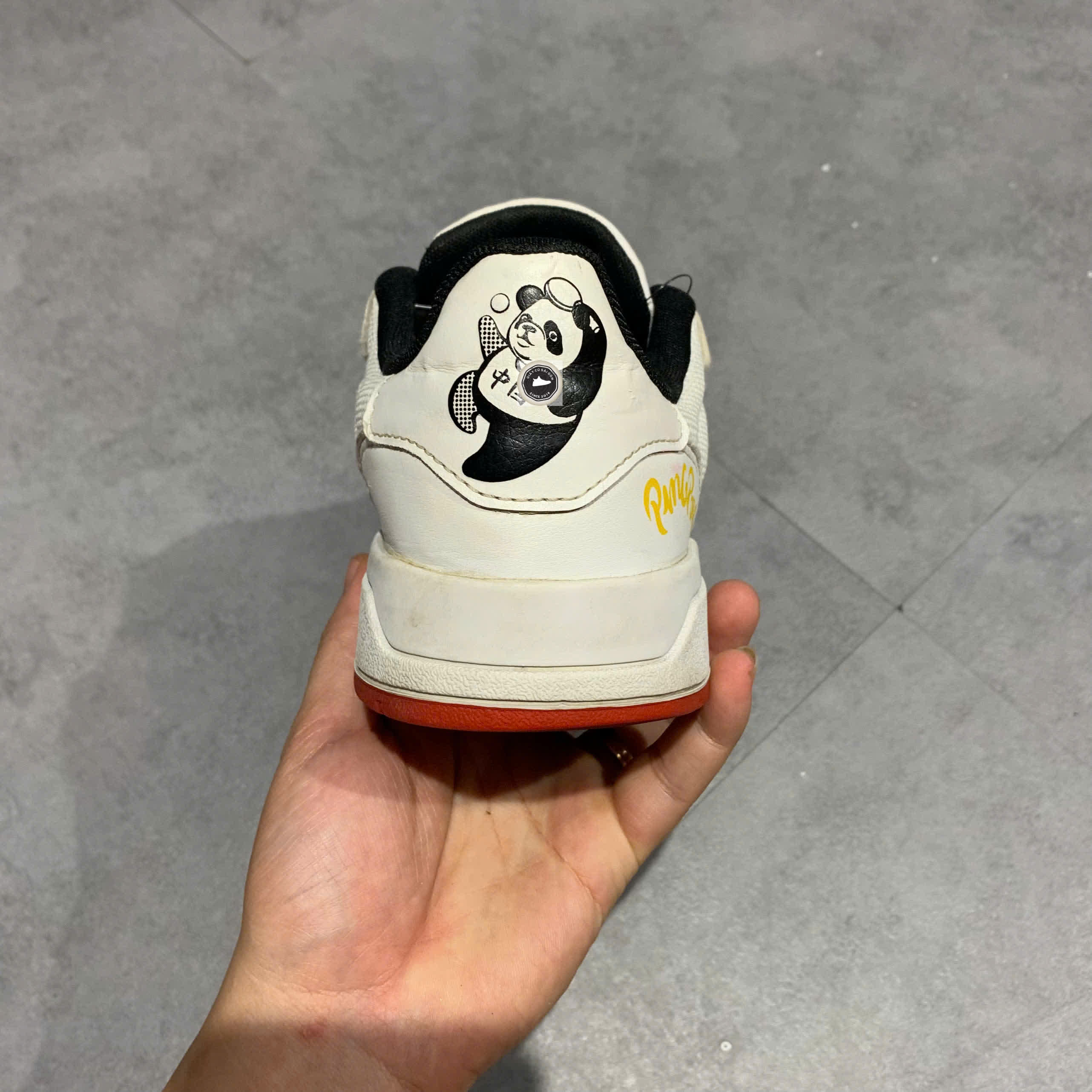 🔥 ADIDAS ENTRAP ‘PING PONG’ – WHITE/WHITE/RED – SIZE 41 1/3 – PVN22668 – CHÍNH HÃNG