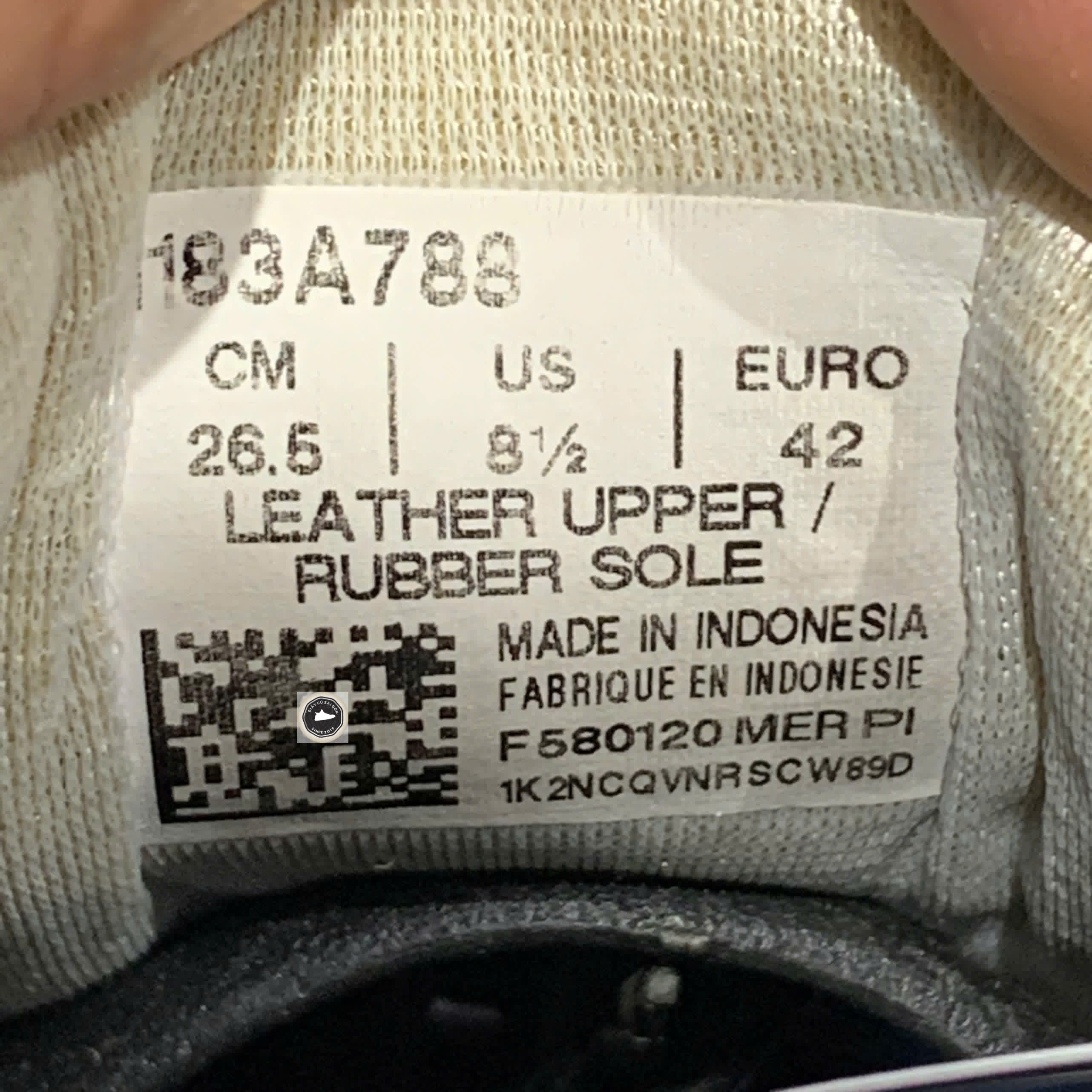 GIÀY THỂ THAO 2HAND 183A788 SIZE 42 GIÀY 2HAND CHÍNH HÃNG PVN22383