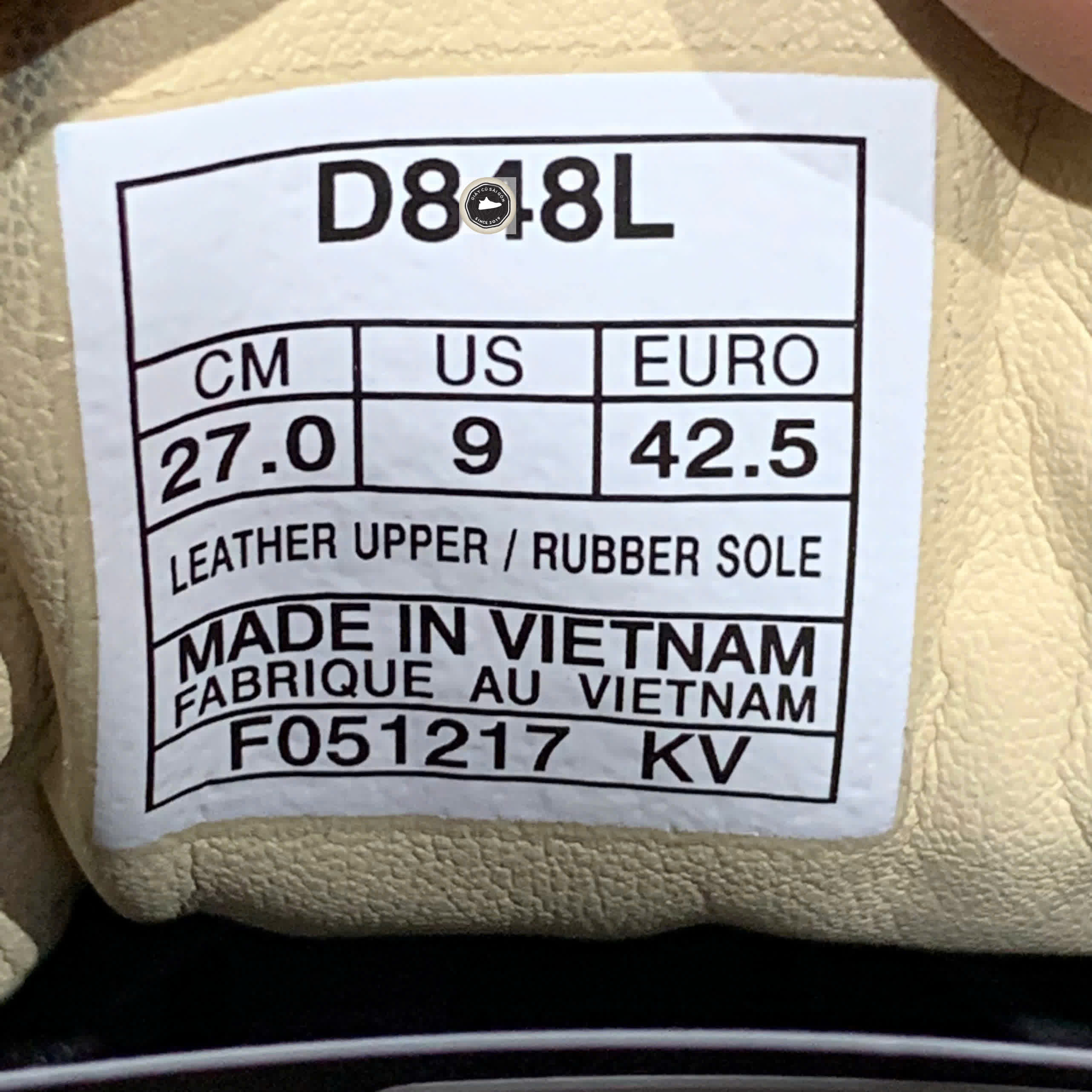 ONITSUKA TIGER  MHS CL D848L 0505 SIZE 42.5 GIÀY 2HAND CHÍNH HÃNG PVN22213