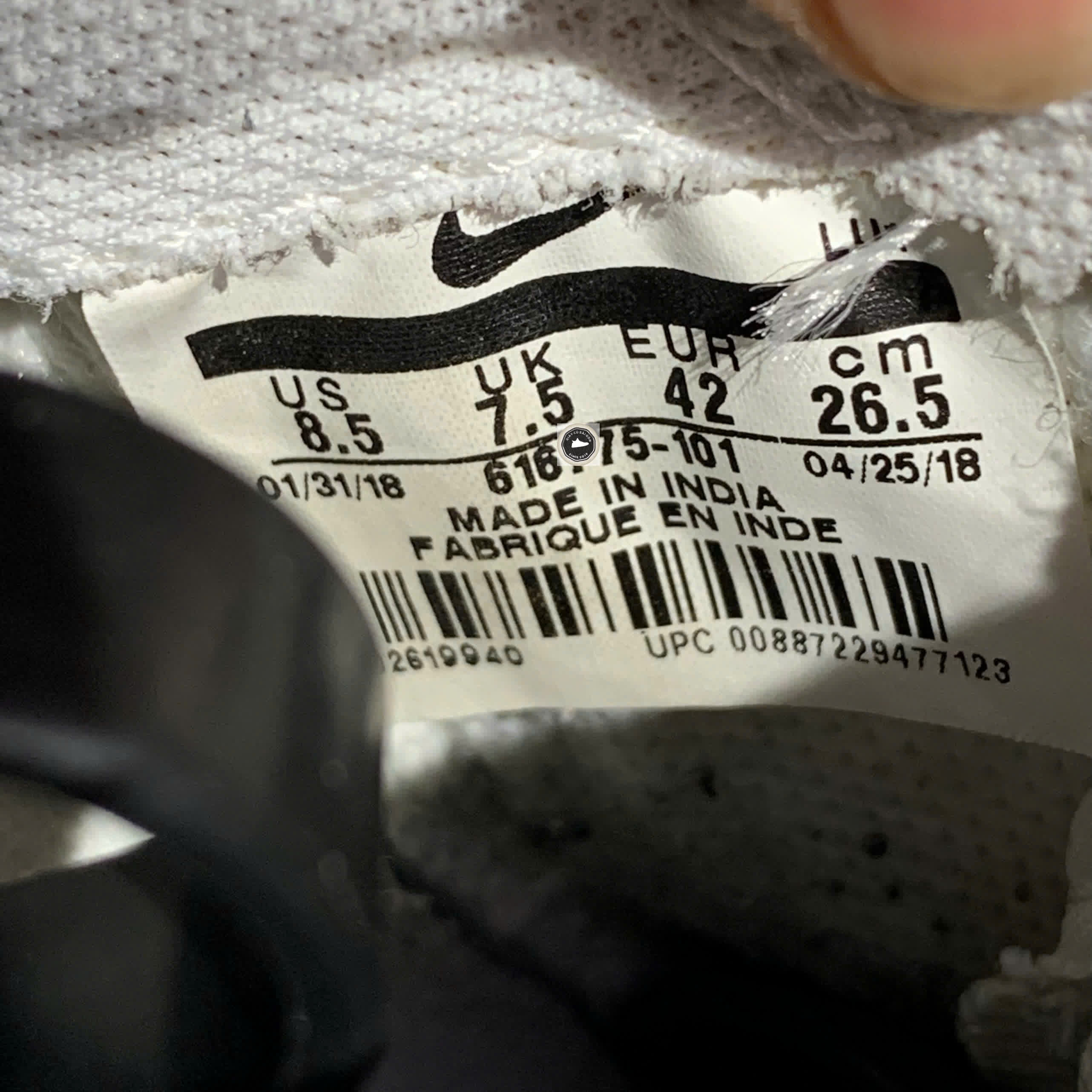 🔥 NIKE SON OF FORCE LOW – WHITE/BLACK – SIZE 42 – PVN22594 – CHÍNH HÃNG