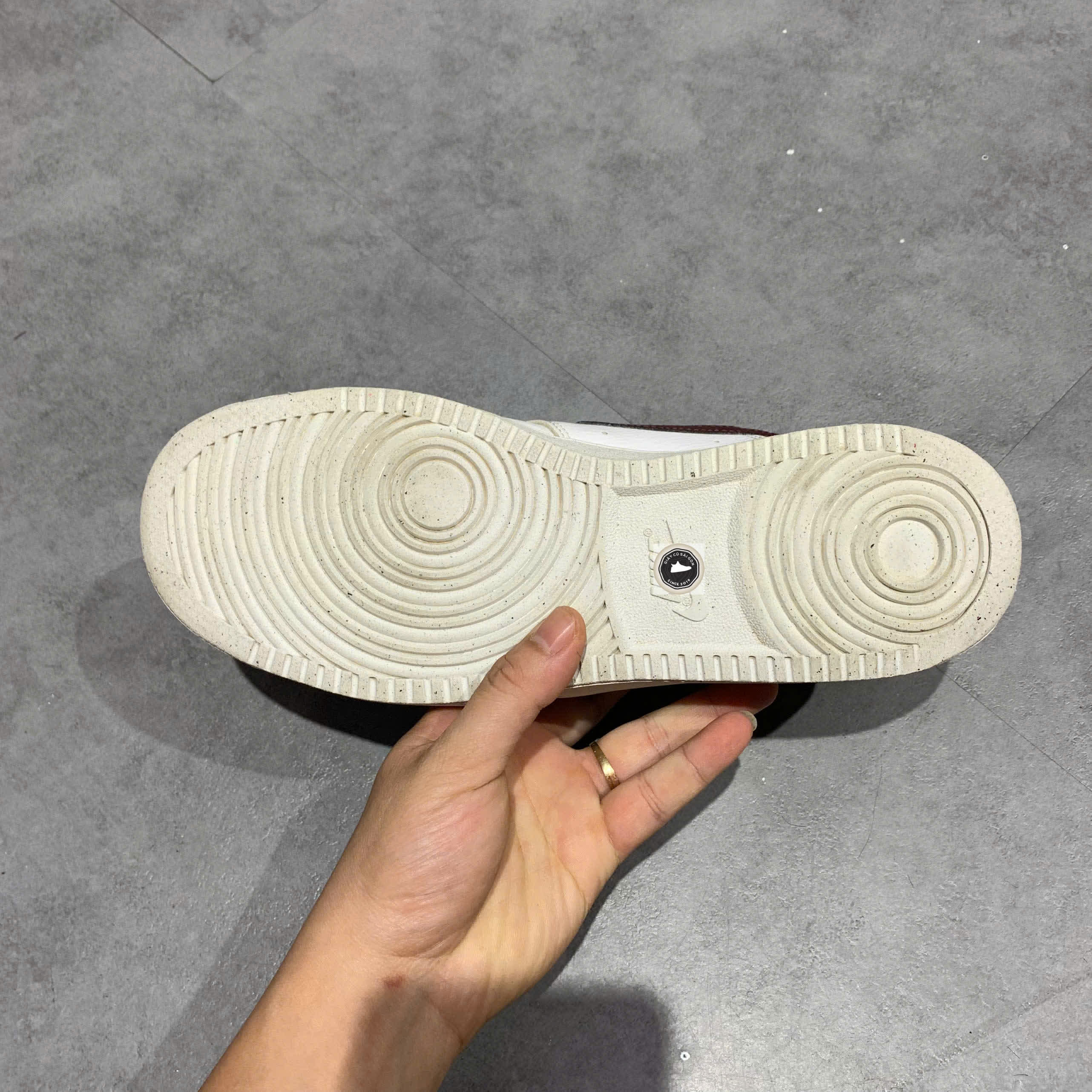 Nike Court Vision Low Next Nature 'White Burgundy Crush' DH2987 113 SIZE 42 GIÀY 2HAND CHÍNH HÃNG PVN22689