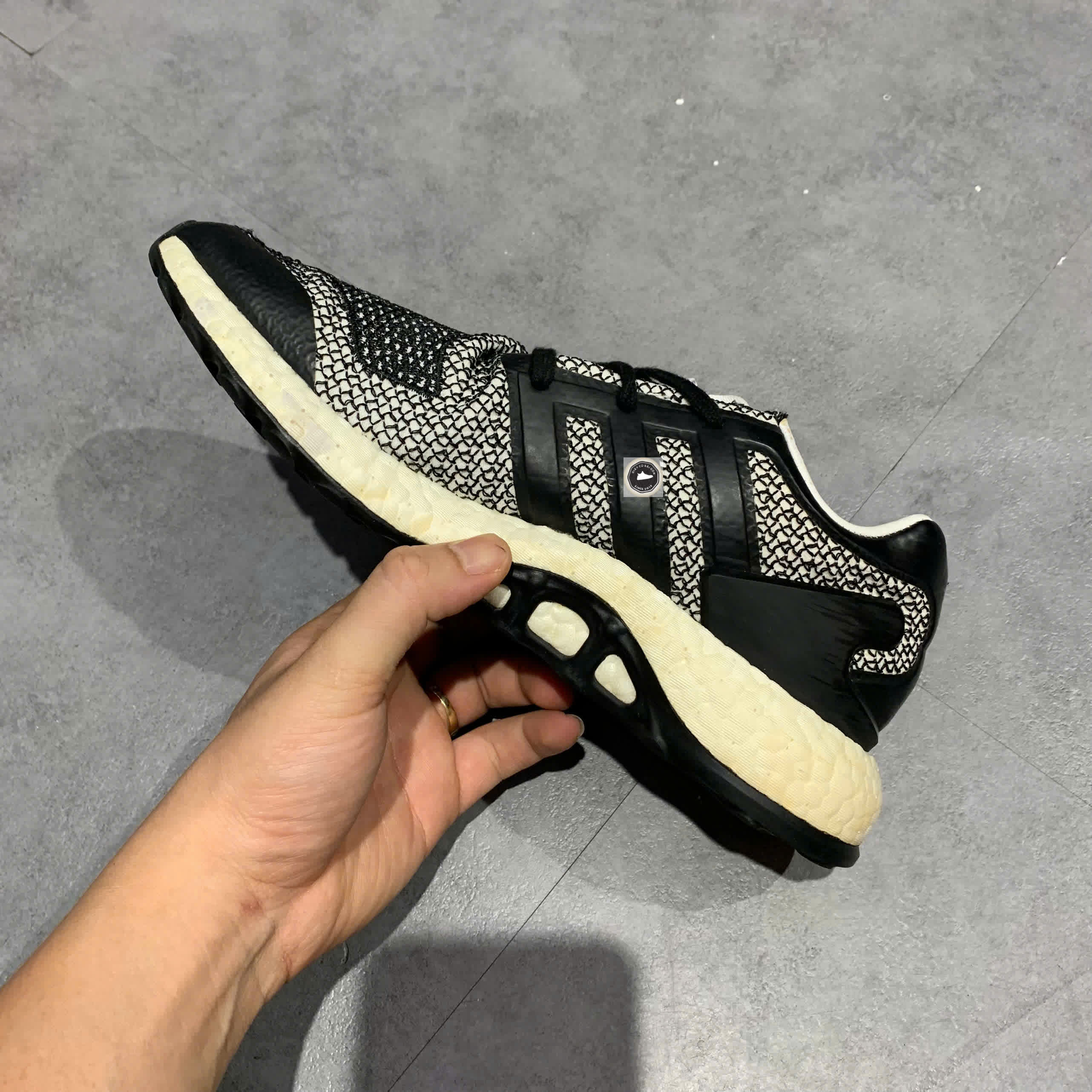 🔥 ADIDAS Y-3 PUREBOOST ‘OREO’ – BLACK/WHITE – SIZE 39 1/3 – PVN22242 – CHÍNH HÃNG