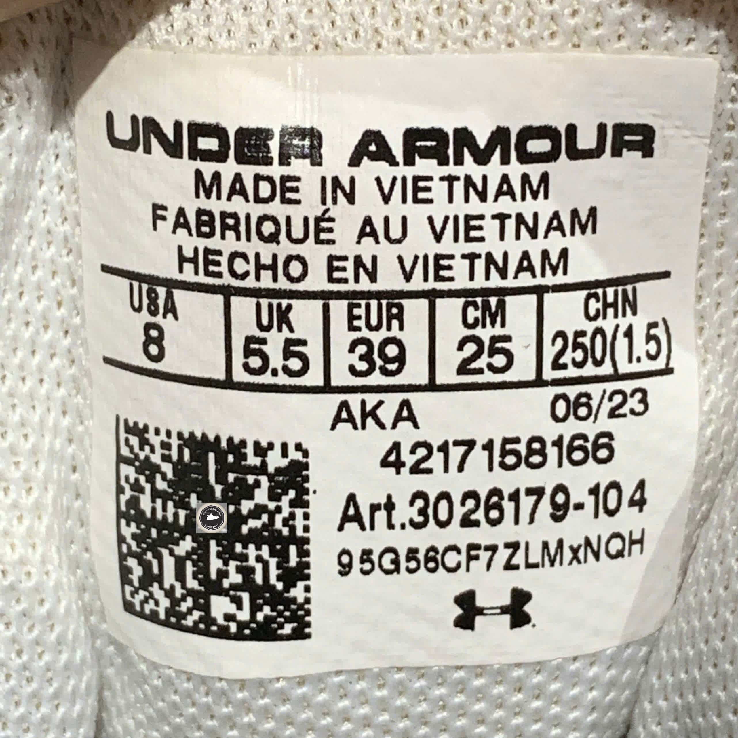 🔥 Under Armour Womens Charged Assert 10 3026179‑104 – SIZE 39 – PVN22232 – CHÍNH HÃNG