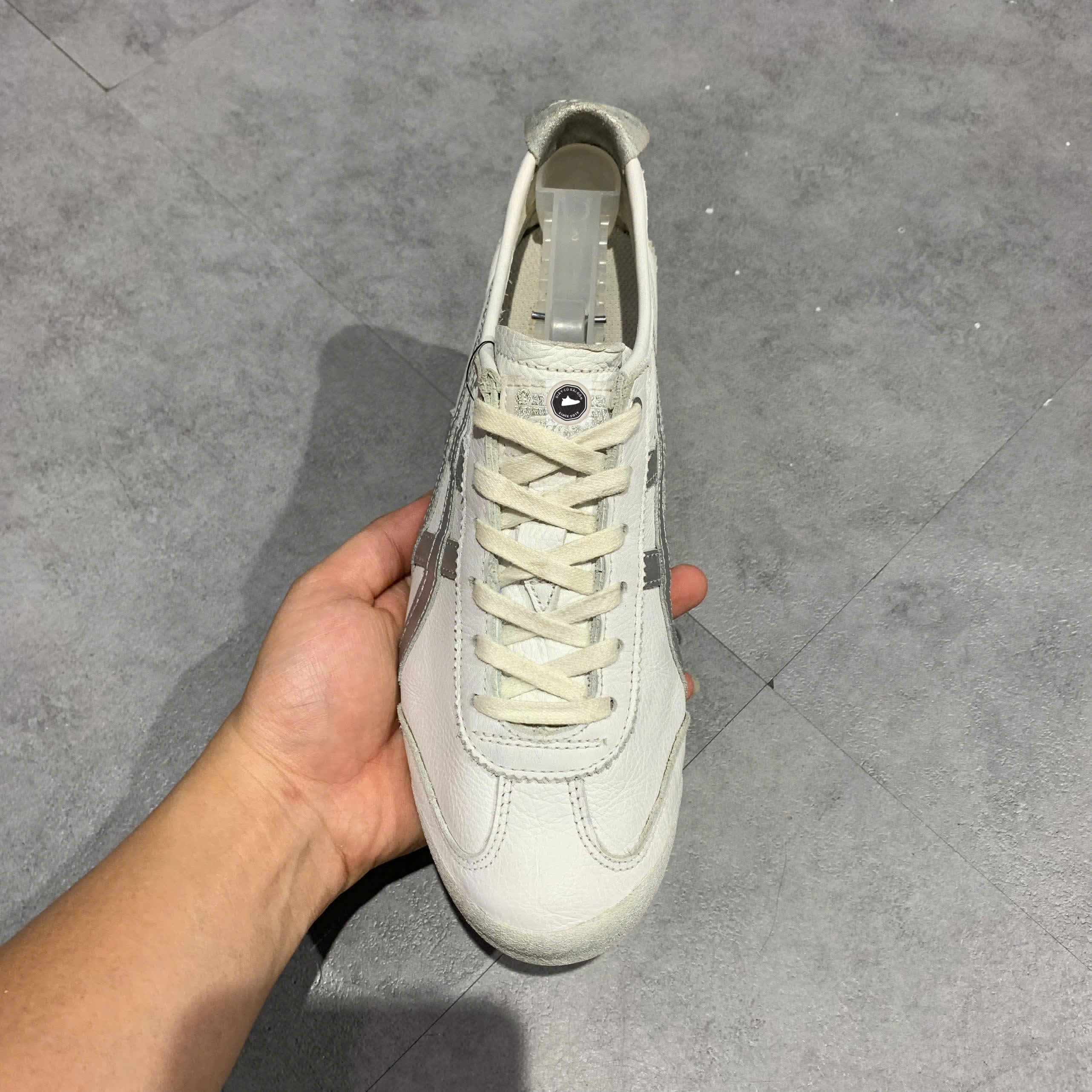 🔥 ONITSUKA TIGER MEXICO 66 – WHITE/BLACK – SIZE 39.5 – PVN22252 – CHÍNH HÃNG