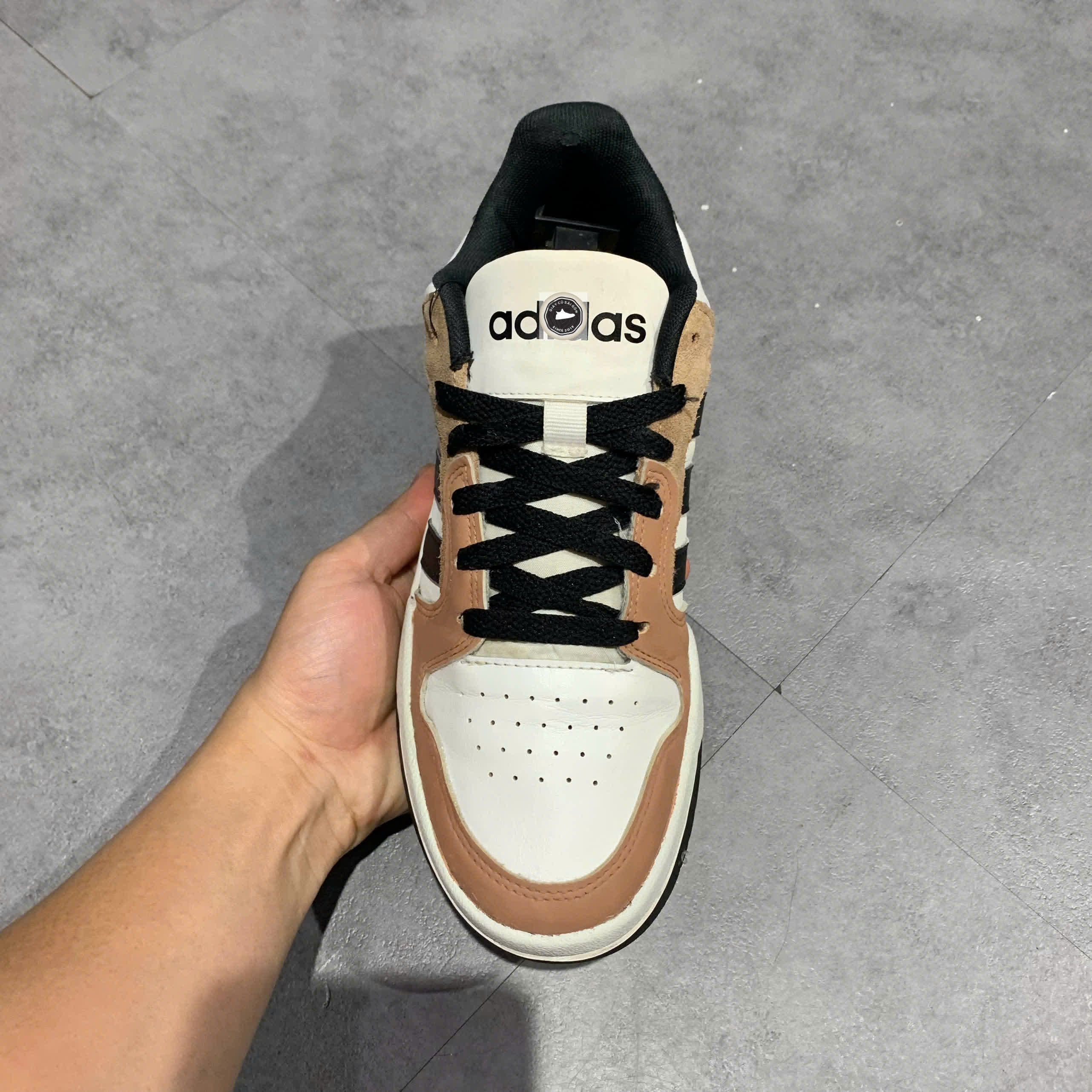 Adidas Entrap 'White Black Brown' - IE3905 - Size 40 - GIÀY 2HAND CHÍNH HÃNG PVN22685