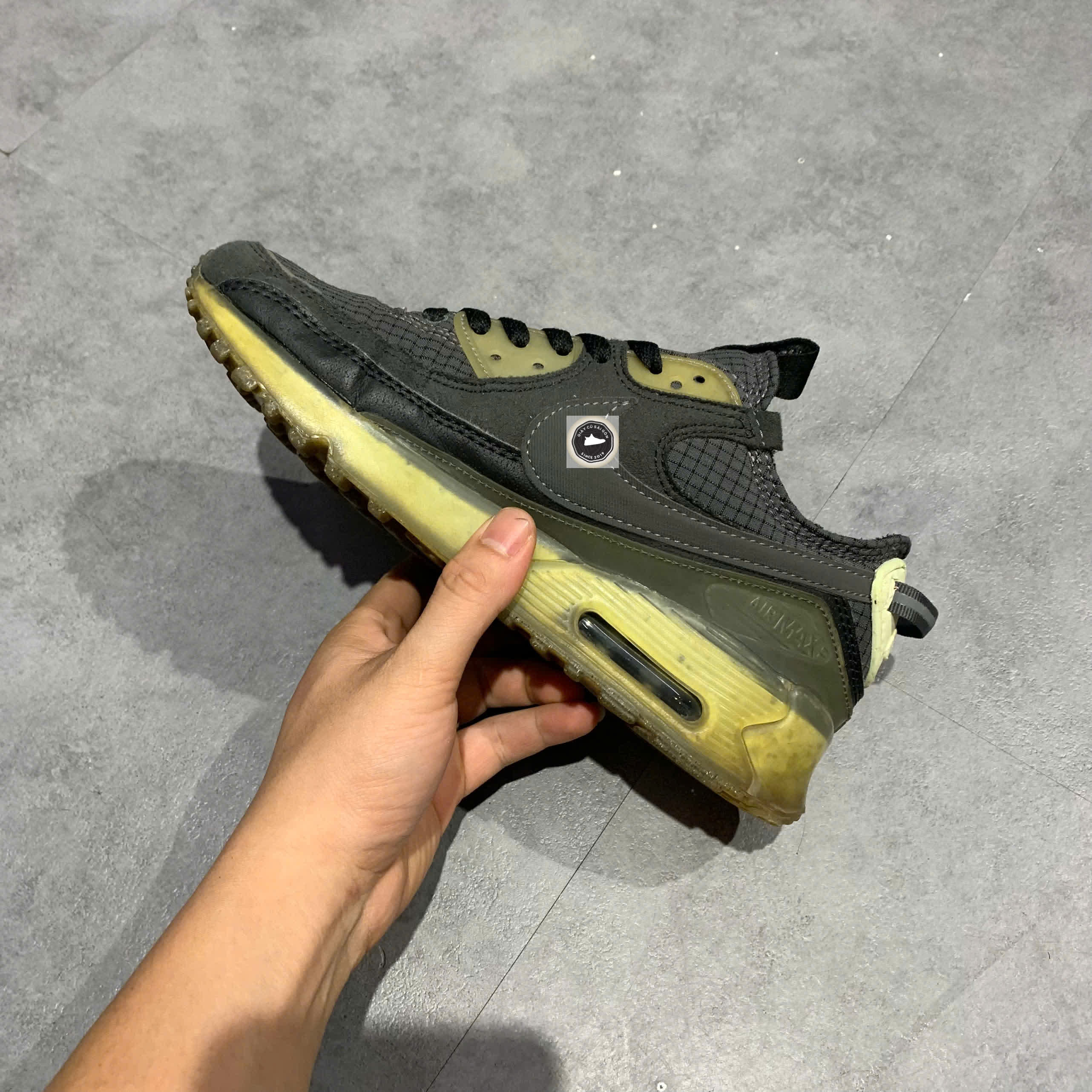 Nike Air Max Terrascape 90 Black Lime Ice - DH2973 001 - Size 40 - GIÀY 2HAND CHÍNH HÃNG PVN21606