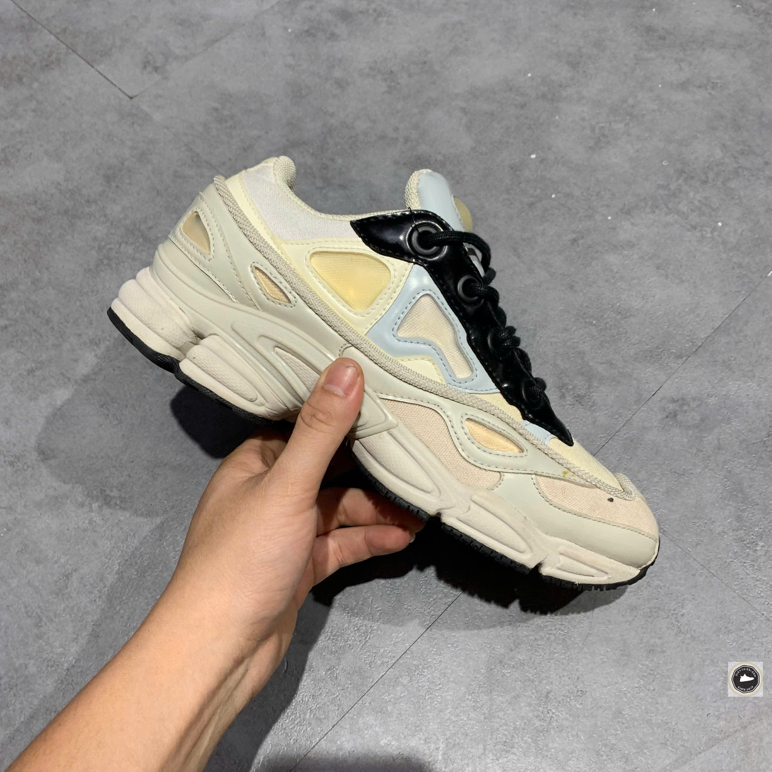 Adidas Raf Simons Ozweego 3 Cream White - B22537 - Size 40 2/3 - GIÀY 2HAND CHÍNH HÃNG PVN22211