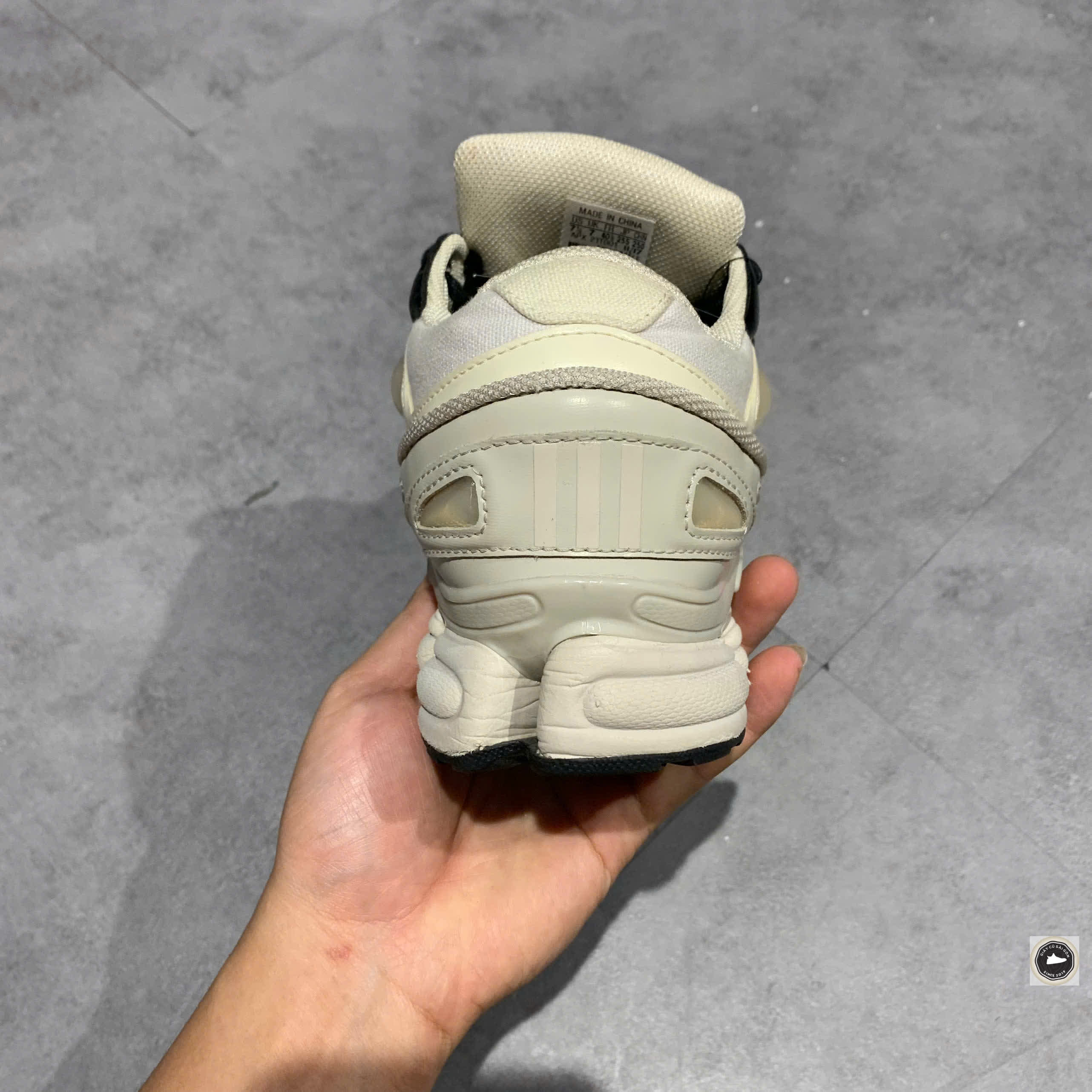 Adidas Raf Simons Ozweego 3 Cream White - B22537 - Size 40 2/3 - GIÀY 2HAND CHÍNH HÃNG PVN22211