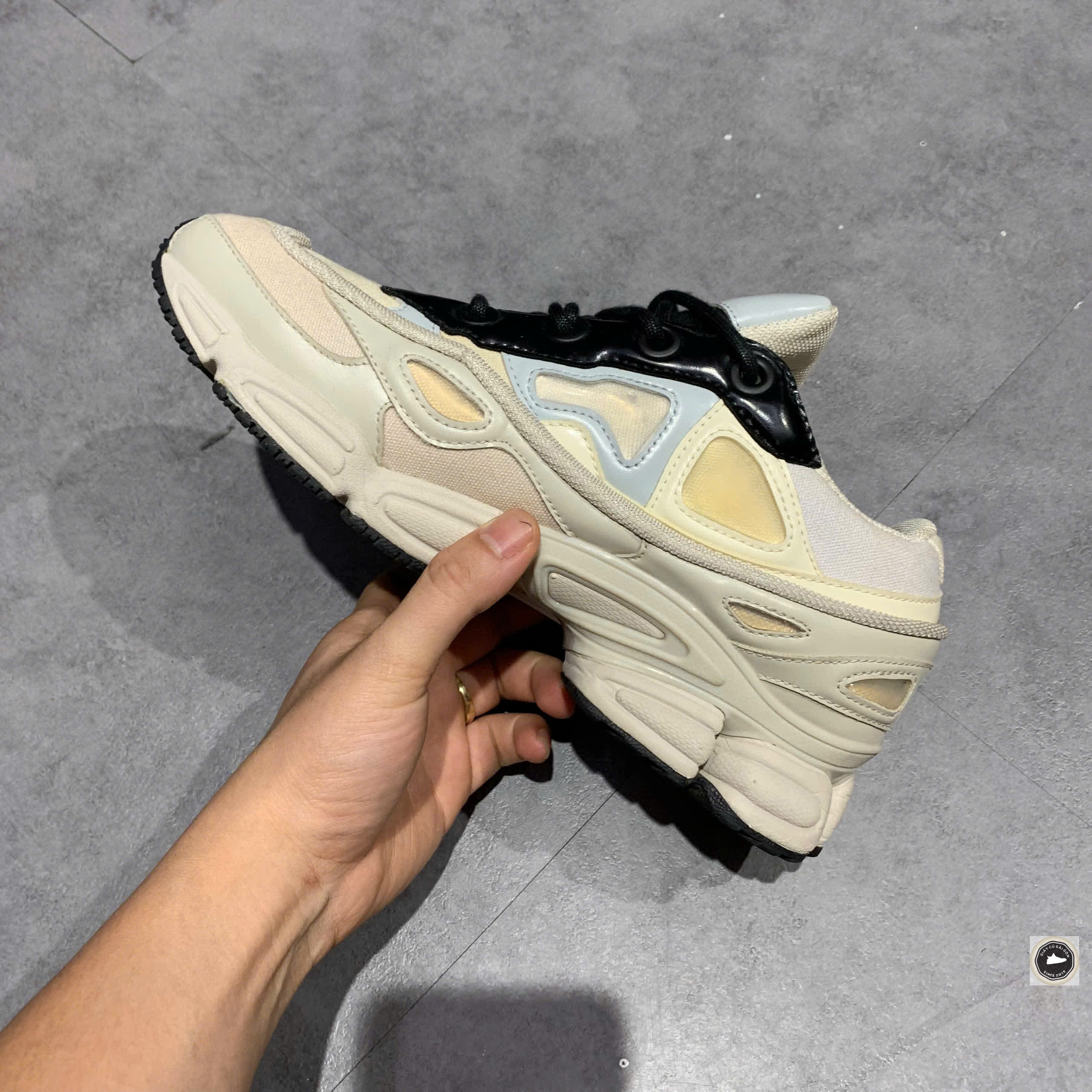 Adidas Raf Simons Ozweego 3 Cream White - B22537 - Size 40 2/3 - GIÀY 2HAND CHÍNH HÃNG PVN22211