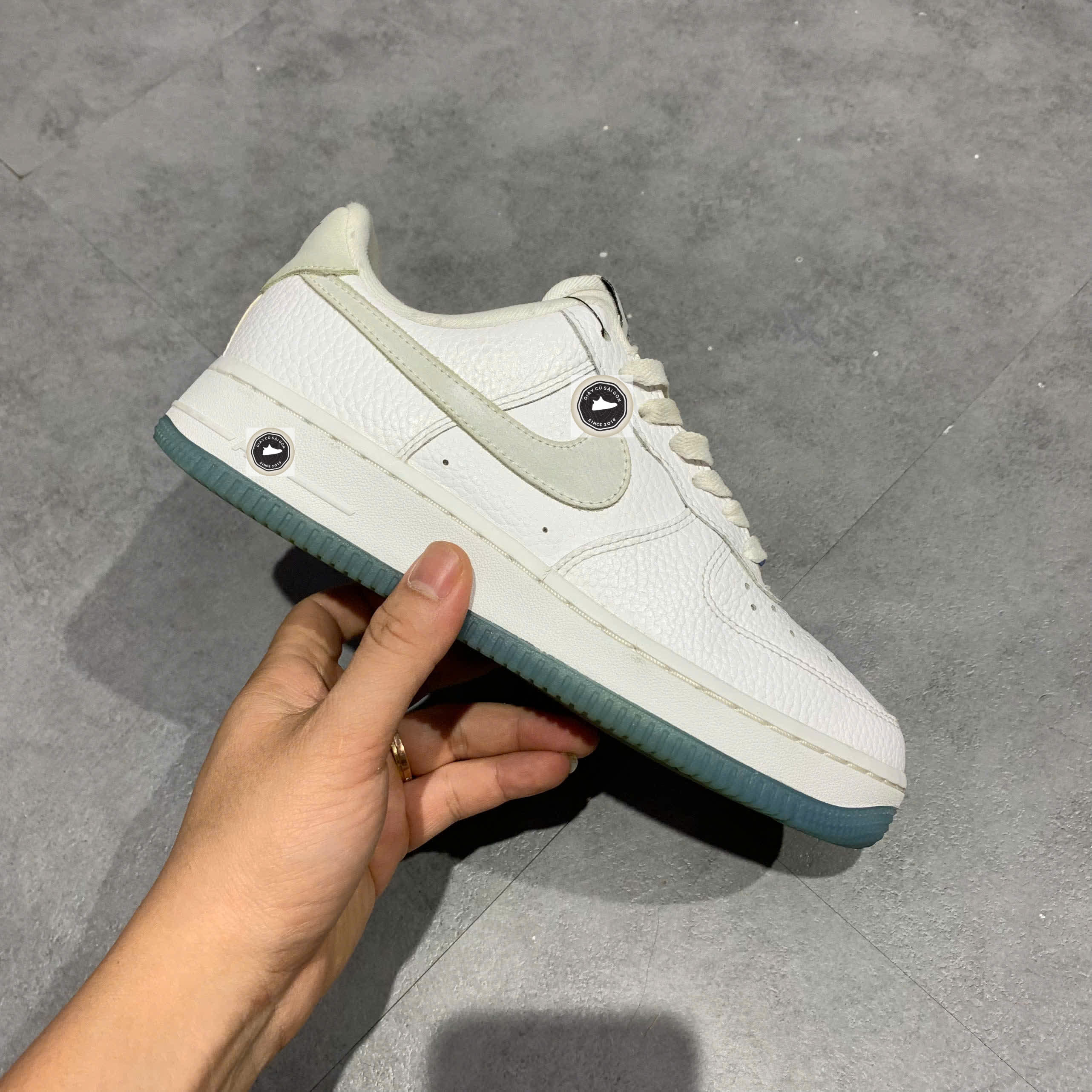 Nike Air Force 1 Low UV Reactive Swoosh (W) - DA8301 101 - Size 36.5 - GIÀY 2HAND CHÍNH HÃNG 22993