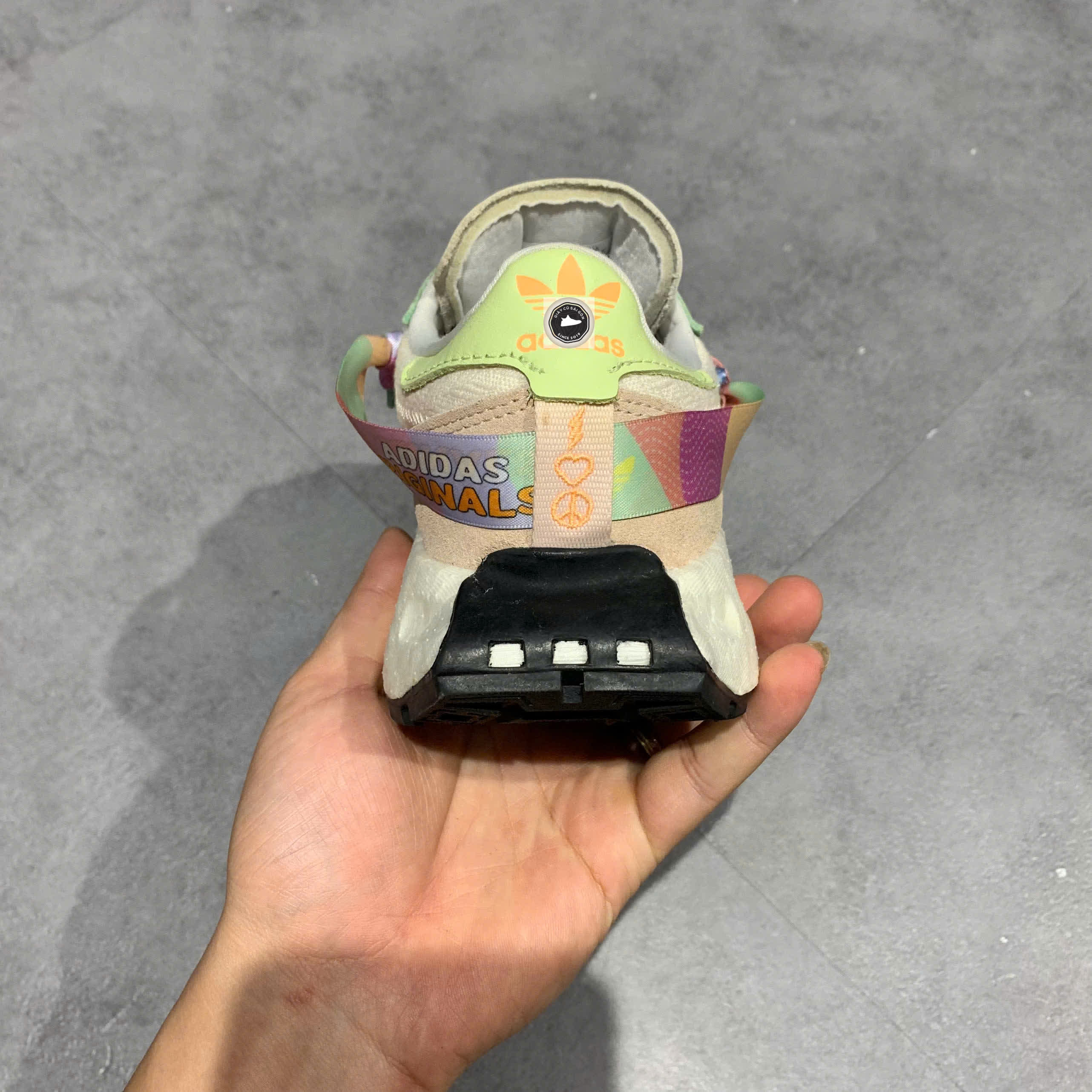 Adidas Retropy E5 Dash Green Footwear White - ID6259 - Size 36 2/3 - GIÀY 2HAND CHÍNH HÃNG 23073