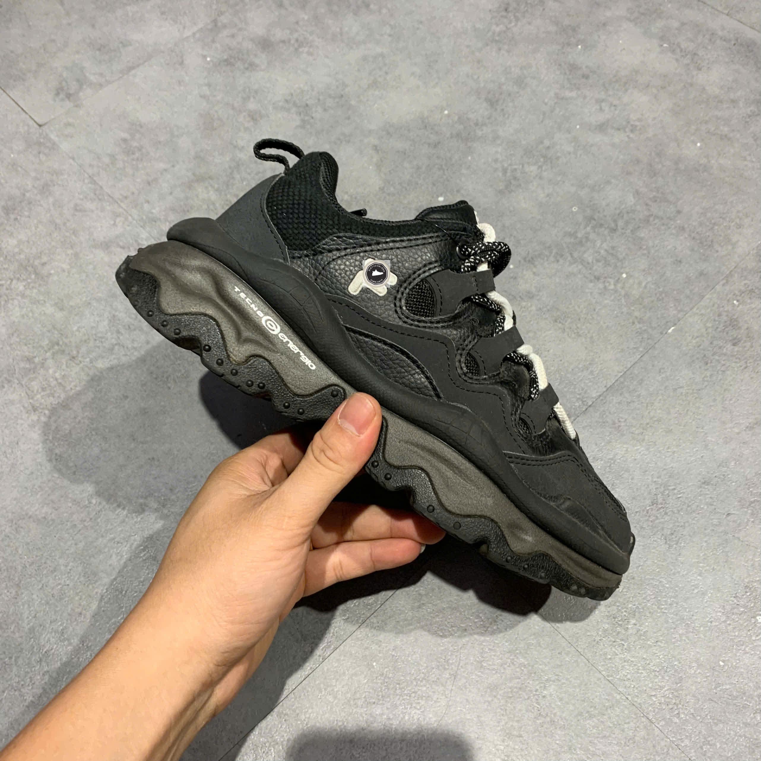 [Fila Fusion QD96 'Black White'] - T12W241201FBK - Size 36 - GIÀY 2HAND CHÍNH HÃNG 23046