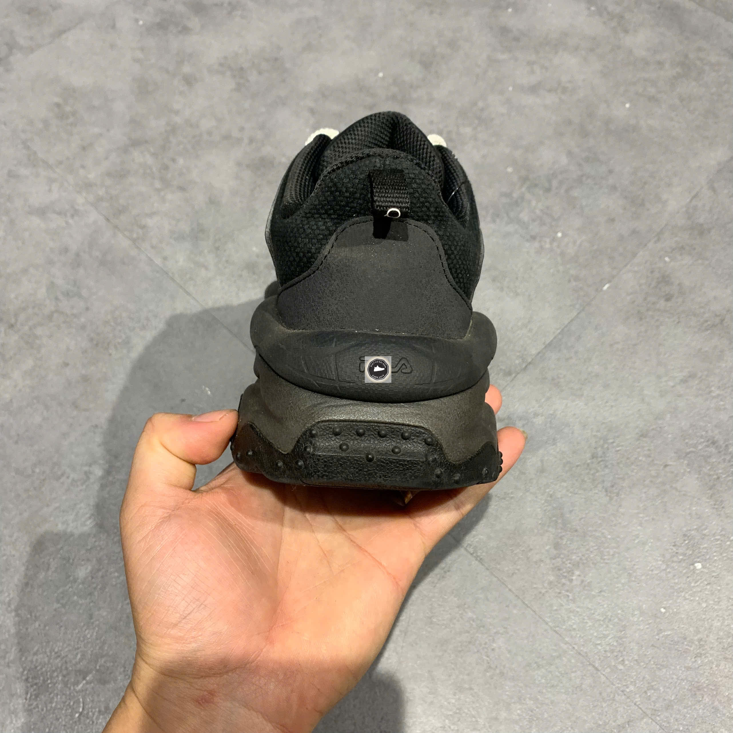 [Fila Fusion QD96 'Black White'] - T12W241201FBK - Size 36 - GIÀY 2HAND CHÍNH HÃNG 23046