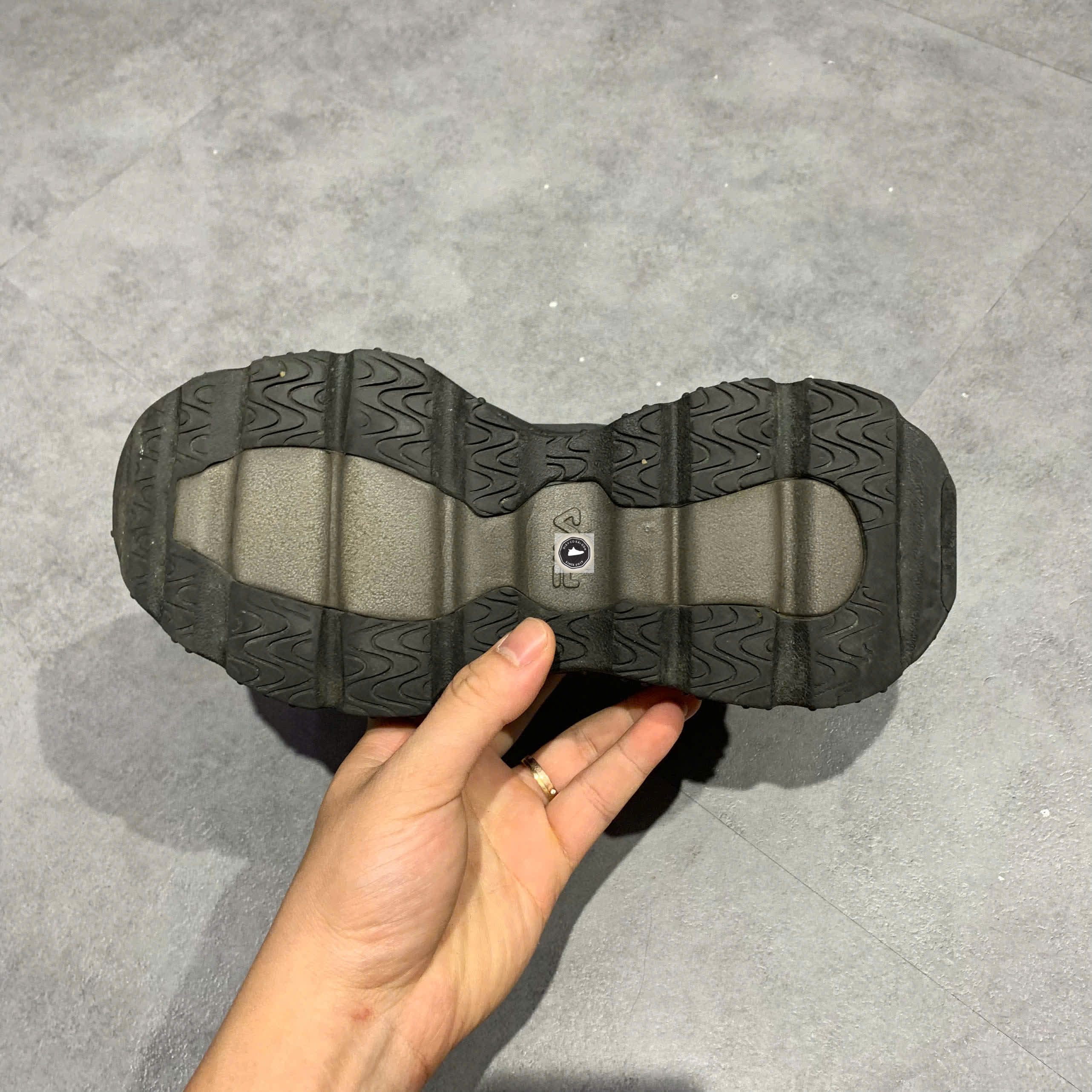 [Fila Fusion QD96 'Black White'] - T12W241201FBK - Size 36 - GIÀY 2HAND CHÍNH HÃNG 23046