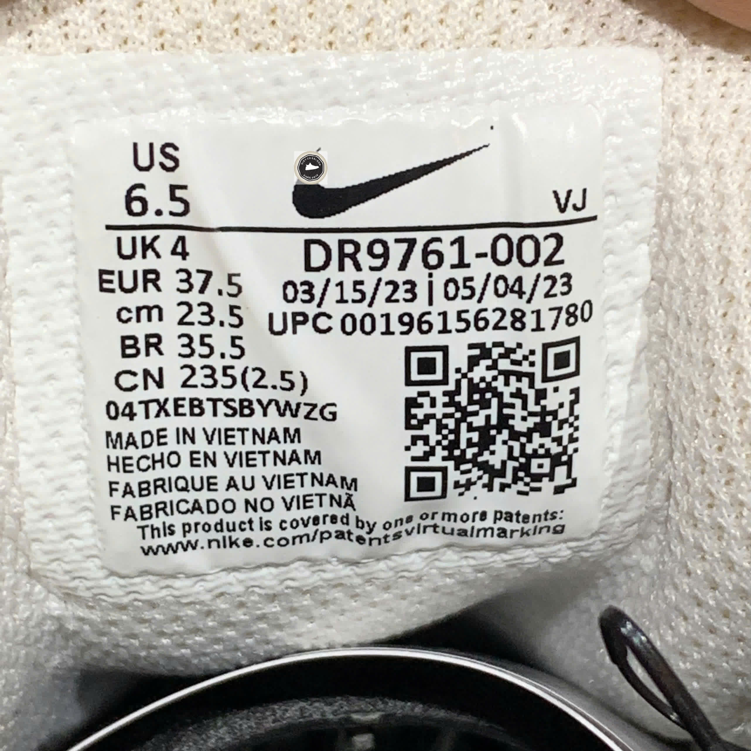 Nike Tech Hera Phantom Light Orewood Brown - DR9761 002 - Size 37.5 - GIÀY 2HAND CHÍNH HÃNG 23042