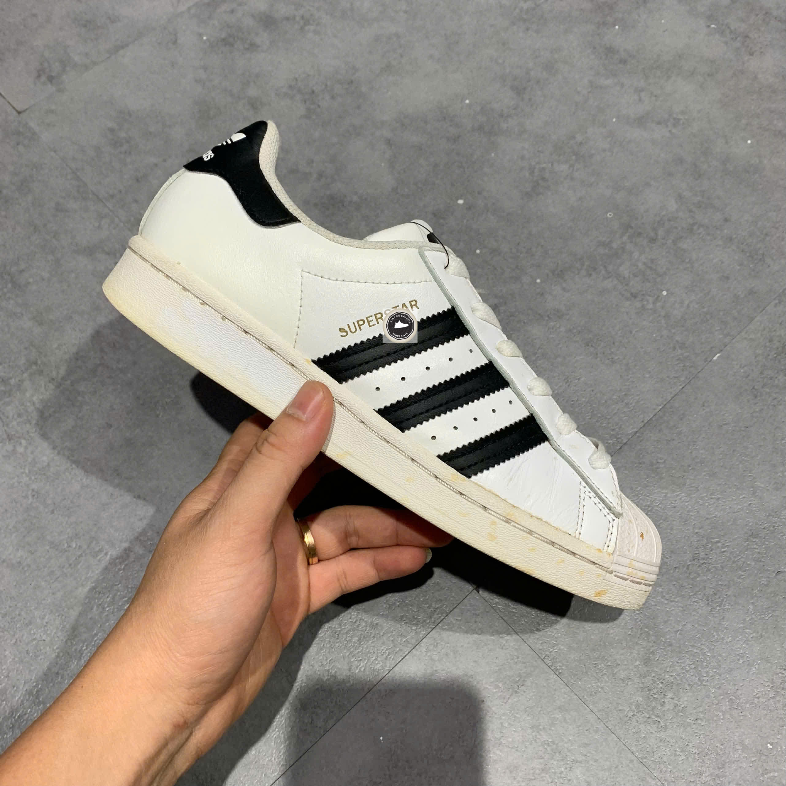 Adidas Superstar Cloud White Core Black - EG4958 - Size 38 - GIÀY 2HAND CHÍNH HÃNG 23065