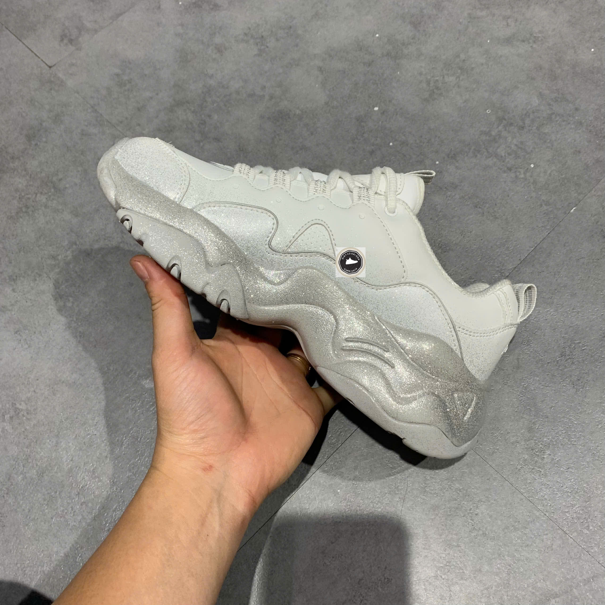 Skechers D'Lites 3.0 White Silver - SN 149256 - Size 37 - GIÀY 2HAND CHÍNH HÃNG 23056