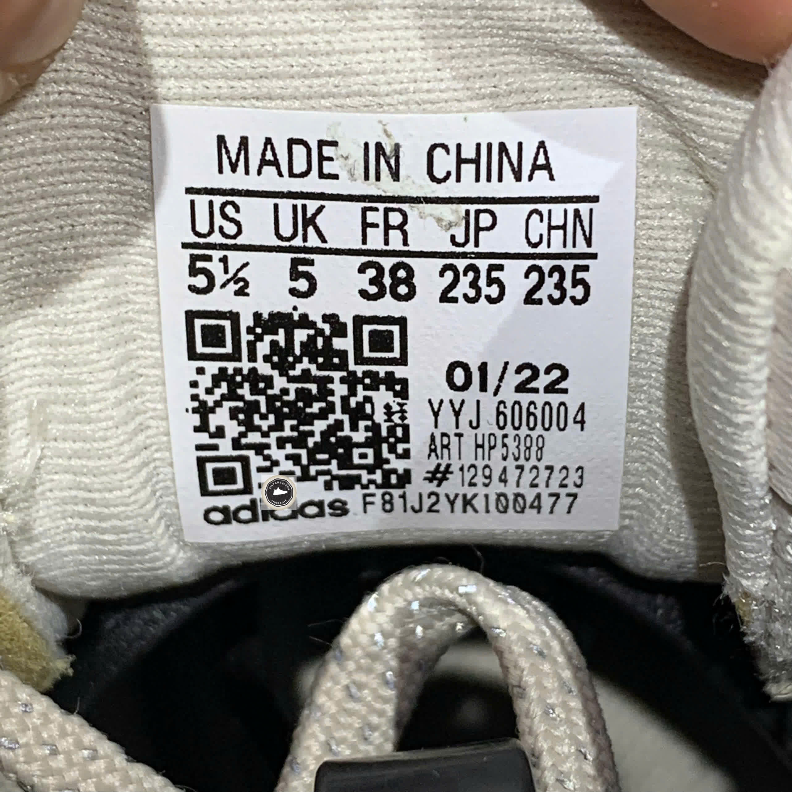 Adidas Spiritain 2000 Deluxe 'Cream White' - HP5388 - Size 38 - GIÀY 2HAND CHÍNH HÃNG 23027