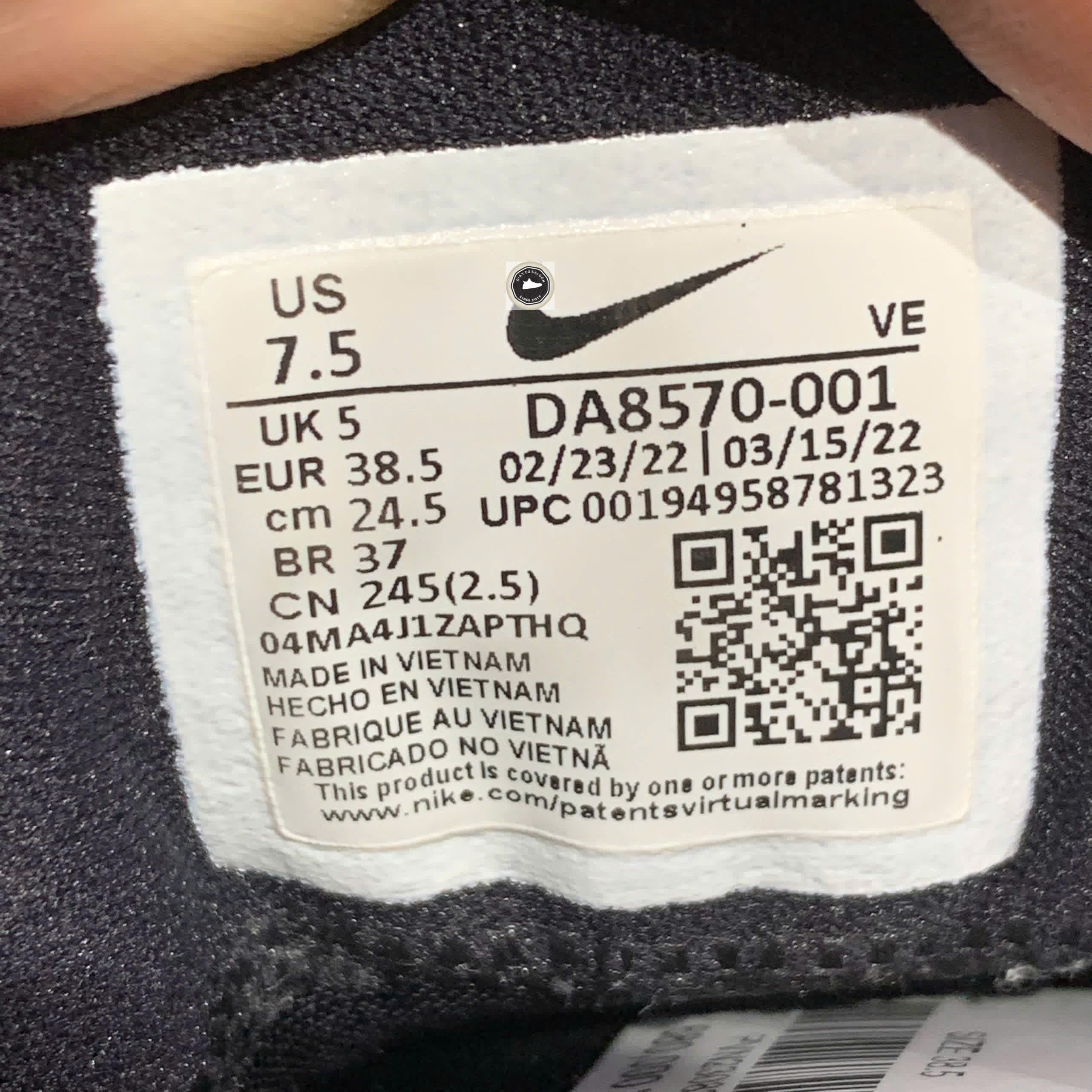 🔥 NIKE AIR ZOOM STRUCTURE 24 – SIZE 38.5 – PVN23083 – CHÍNH HÃNG