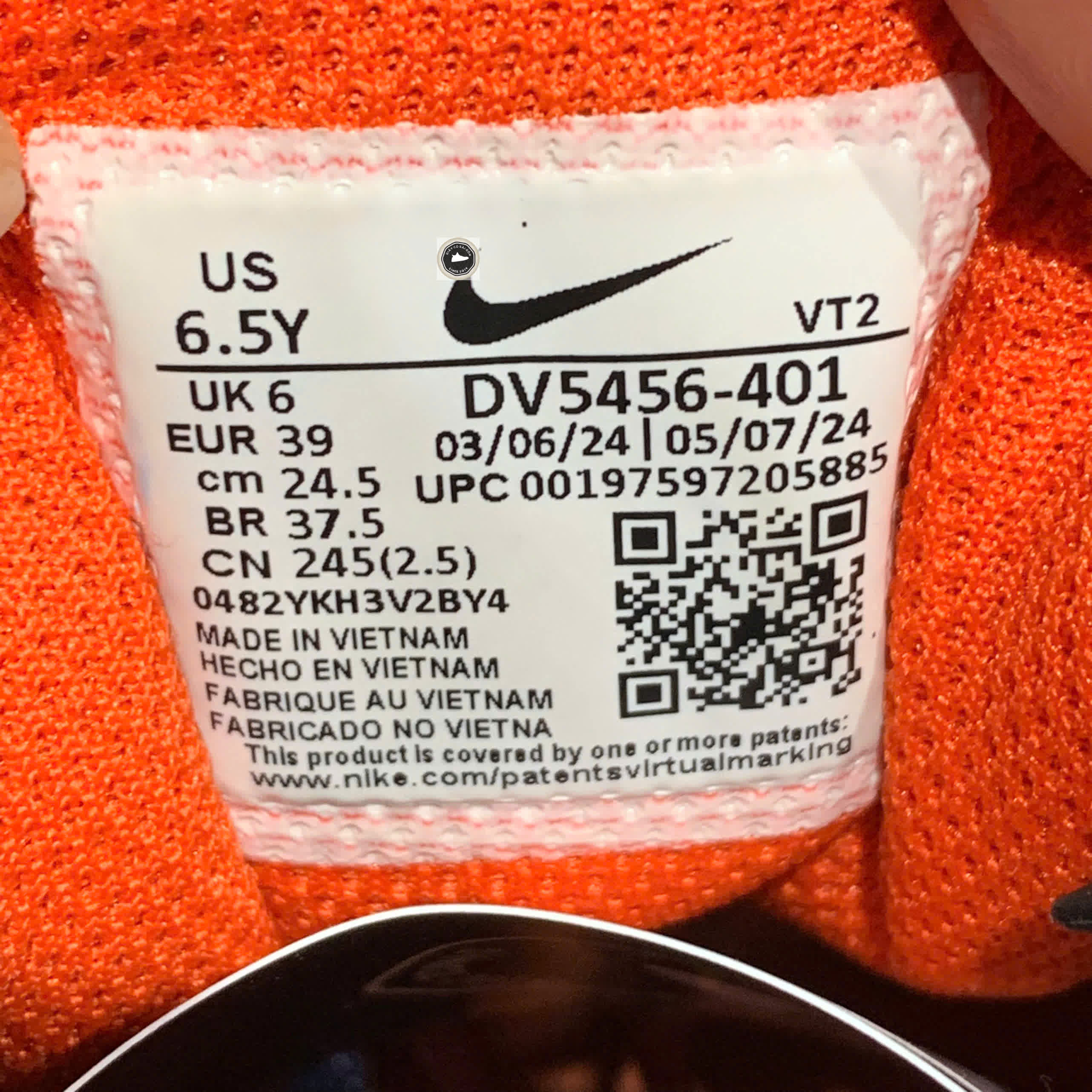 [Nike Court Borough Low Recraft GS Midnight Navy] - DV5456 401 - Size 39 - GIÀY 2HAND CHÍNH HÃNG 23064