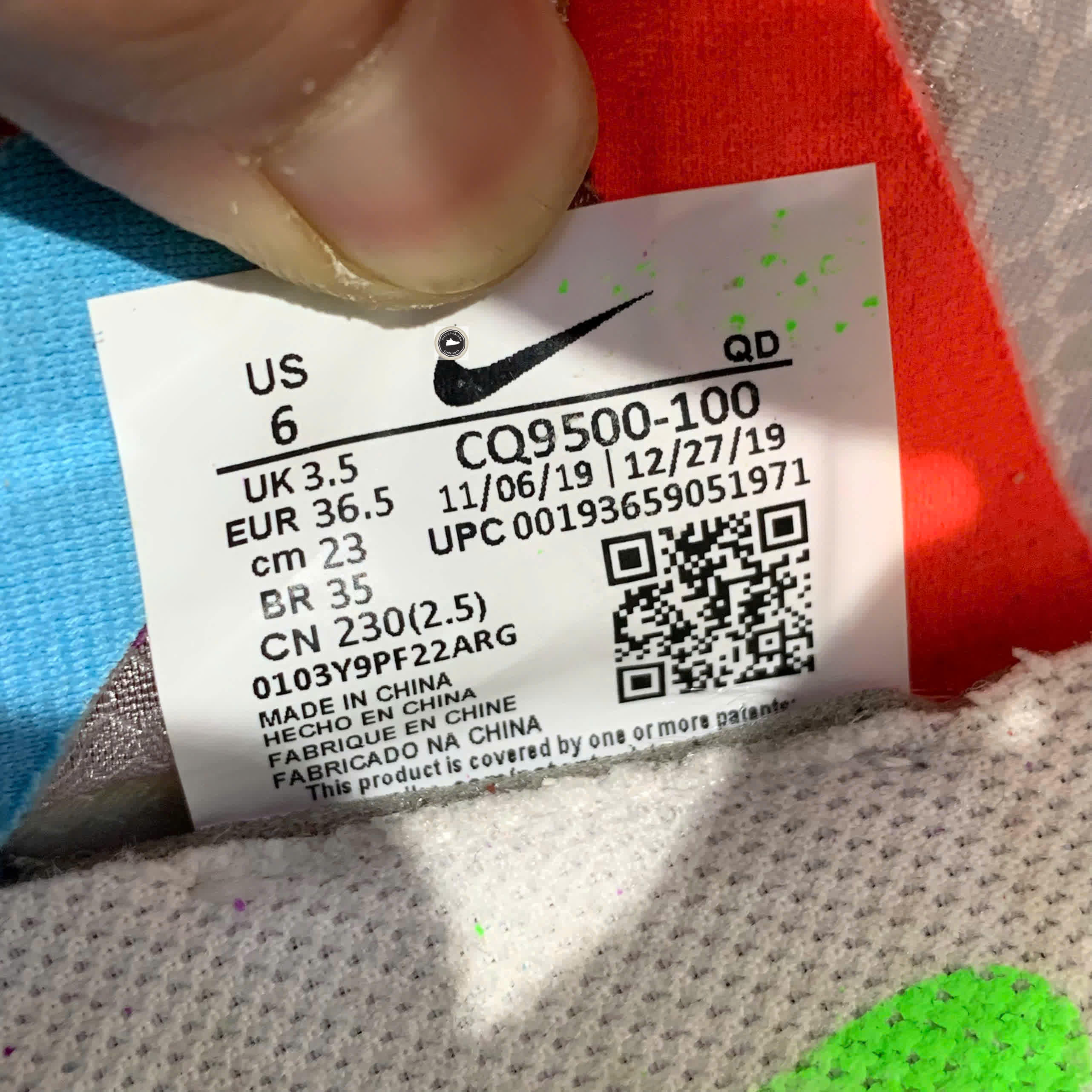 🔥 NIKE ZOOMX VISTA GRIND ‘WHITE/GREEN STRIKE-VIVID PURPLE’ – SIZE 36.5 – PVN22969 – CHÍNH HÃNG