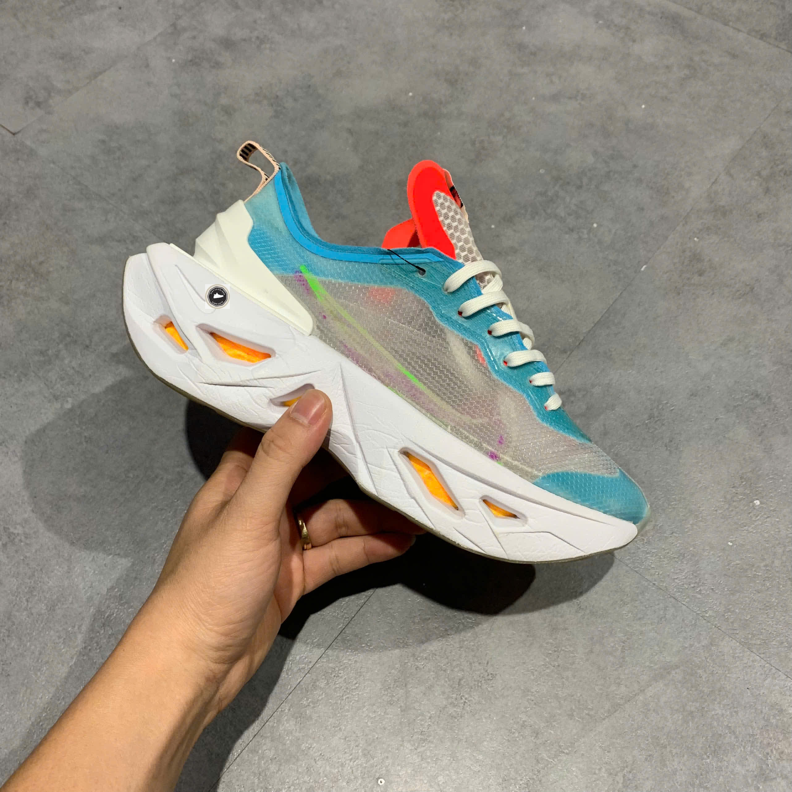 🔥 NIKE ZOOMX VISTA GRIND ‘WHITE/GREEN STRIKE-VIVID PURPLE’ – SIZE 36.5 – PVN22969 – CHÍNH HÃNG