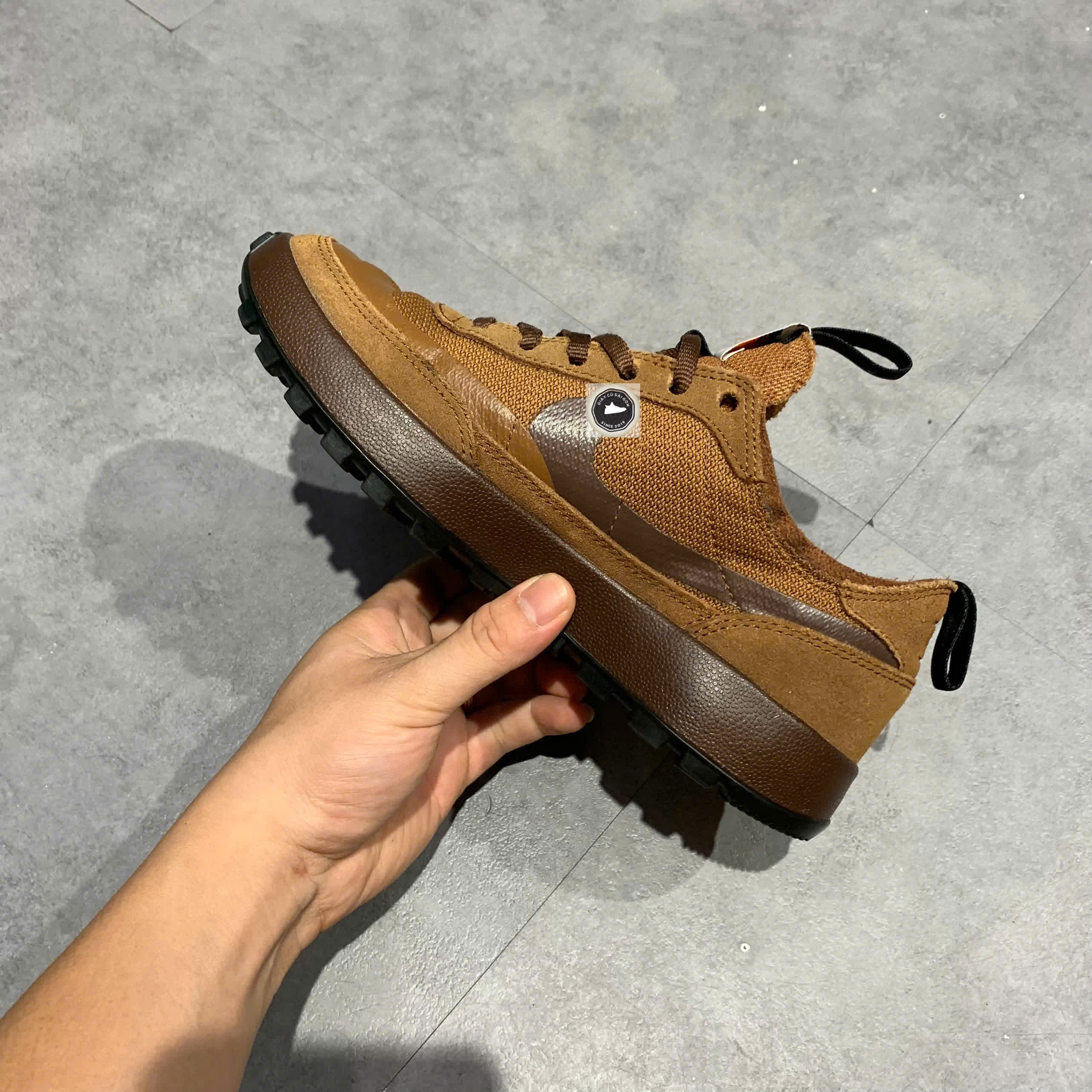 🔥 Giày Nike Craft General Purpose Tom Sachs ‘Field Brown’ DA6672‑201 – SIZE 38.5 – PVN22983 – CHÍNH HÃNG