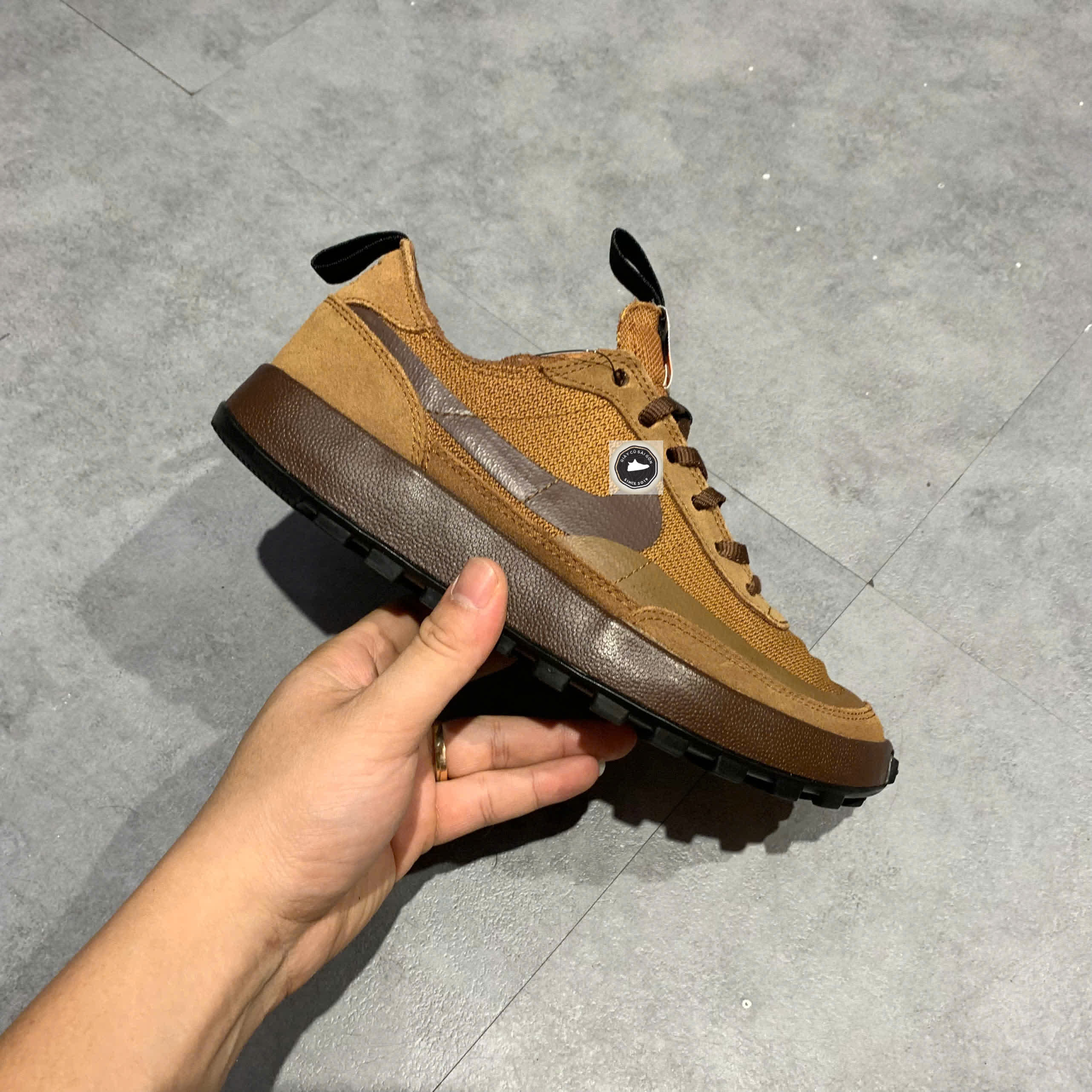 🔥 Giày Nike Craft General Purpose Tom Sachs ‘Field Brown’ DA6672‑201 – SIZE 38.5 – PVN22983 – CHÍNH HÃNG