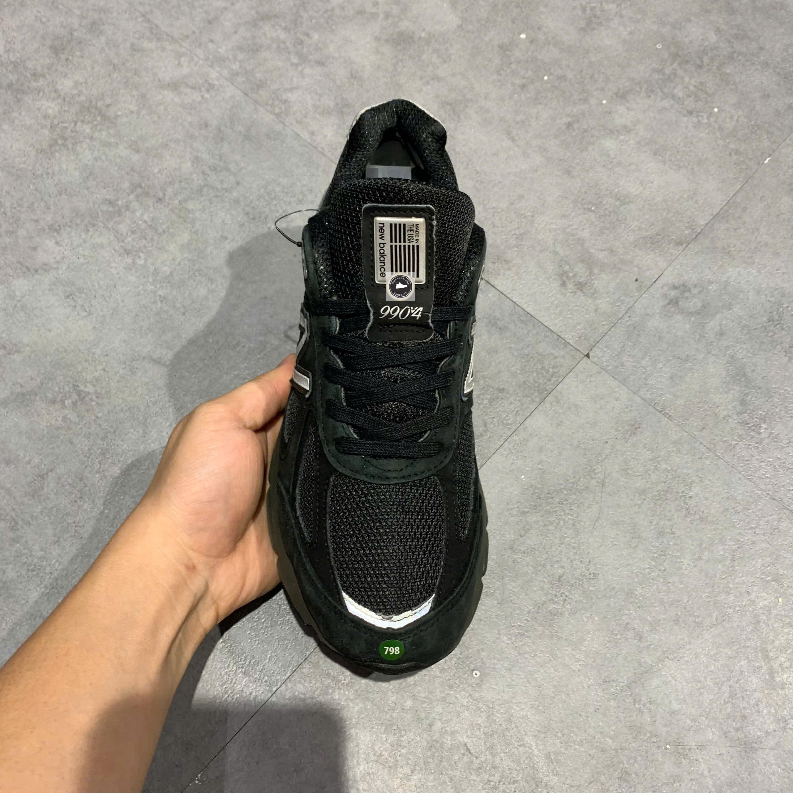 New Balance 990v4 Made in USA 'Black Olive' - M990MB4 - Size 38 - GIÀY 2HAND CHÍNH HÃNG 22989