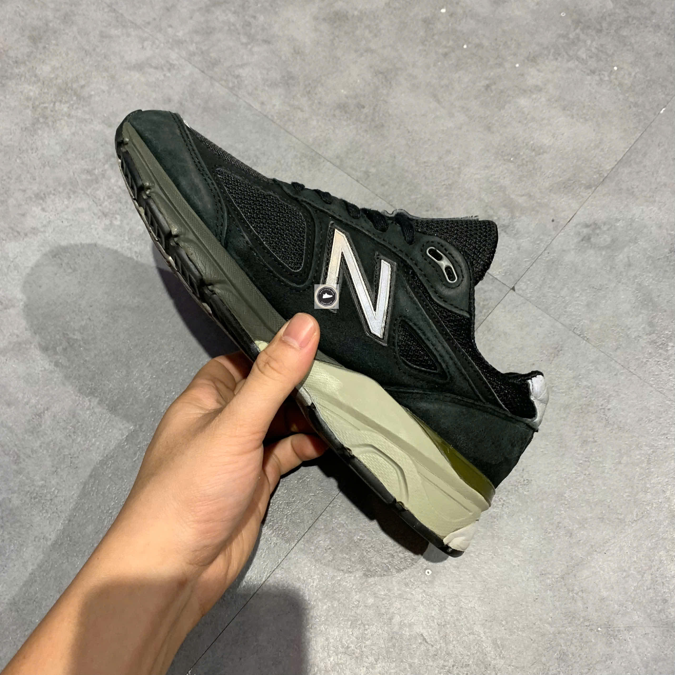 New Balance 990v4 Made in USA 'Black Olive' - M990MB4 - Size 38 - GIÀY 2HAND CHÍNH HÃNG 22989