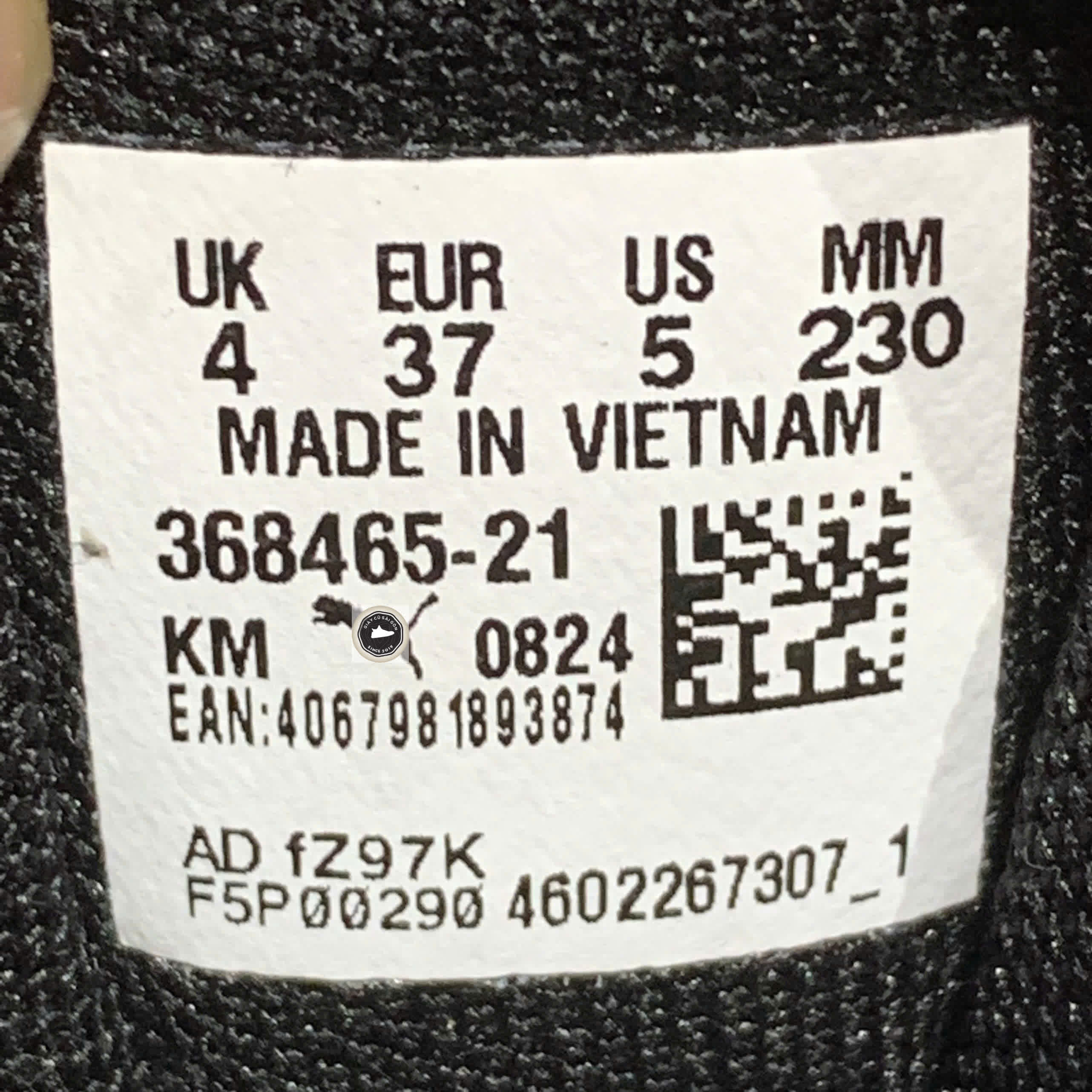 🔥 PUMA AXIS ‘BLACK SILVER’ – SIZE 37 – PVN23084 – CHÍNH HÃNG