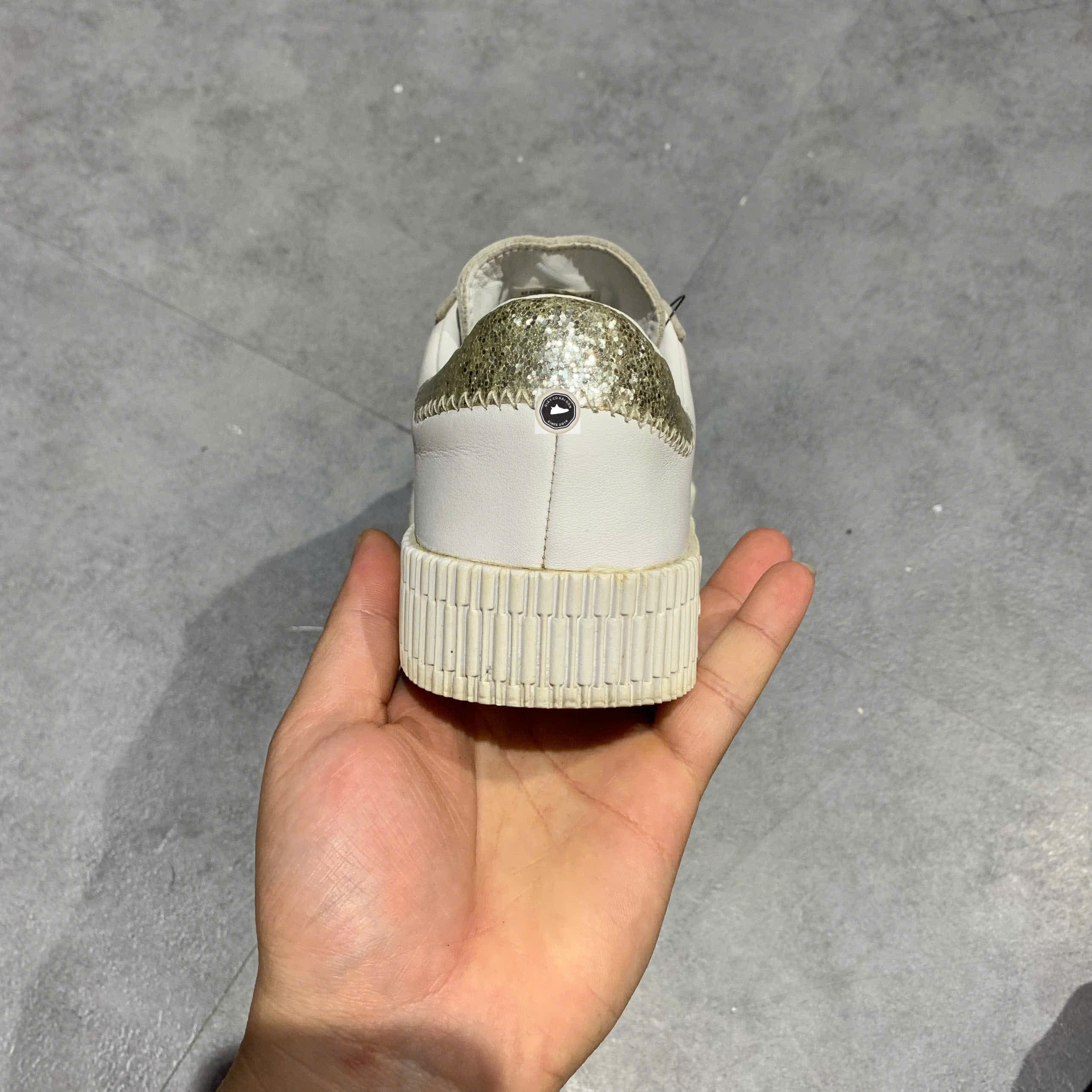 🔥 ADIDAS SAMBAROSE ‘WHITE SILVER’ – SIZE 38 – PVN23090 – CHÍNH HÃNG